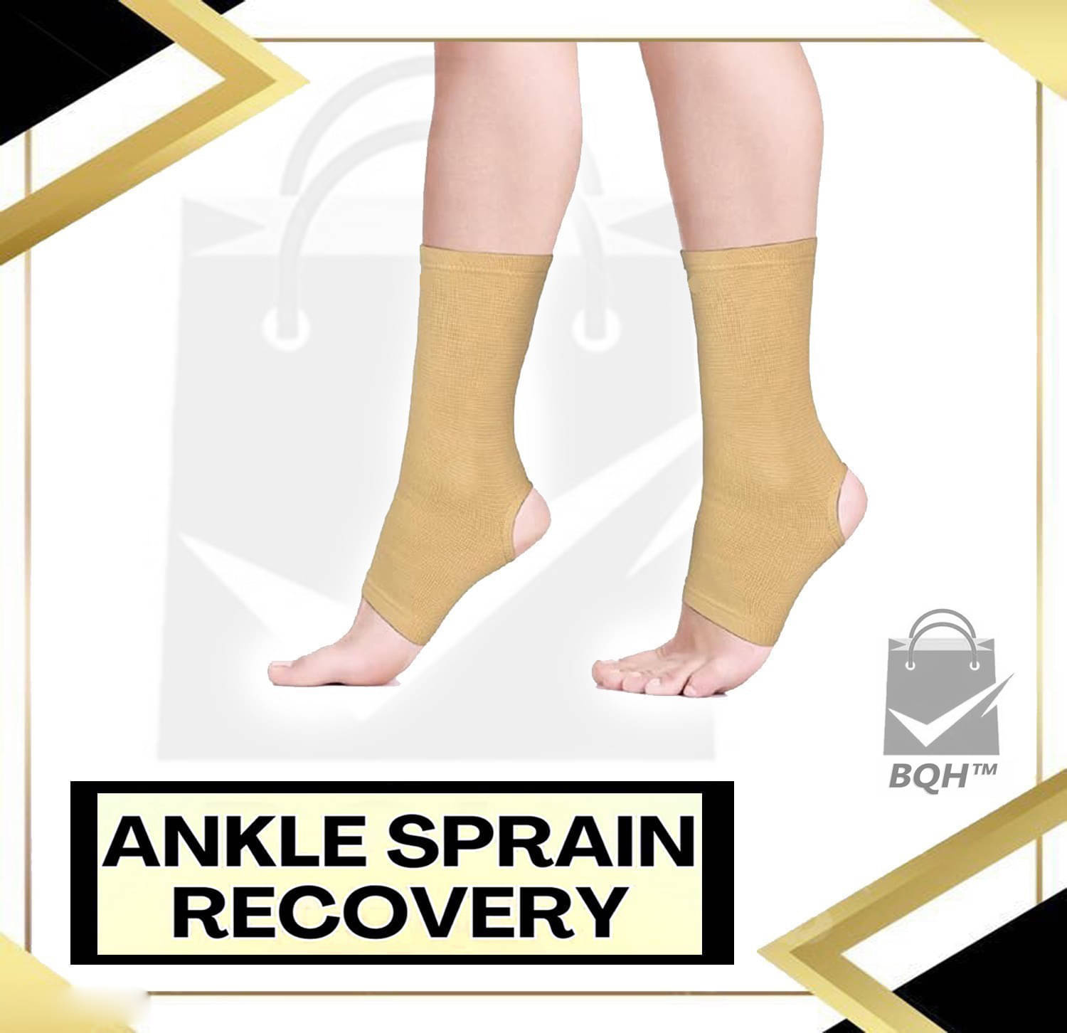 BQH Multicolor Ankle Support ( Pack of 2 ) BQH Multicolor Ankle Support ( Pack of 2 )