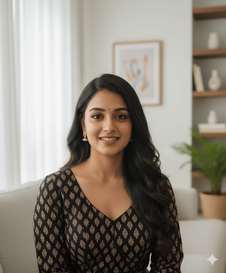     			Bigbest Feb Cotton Readymade with Pad V-Neck Women's Blouse ( Black )