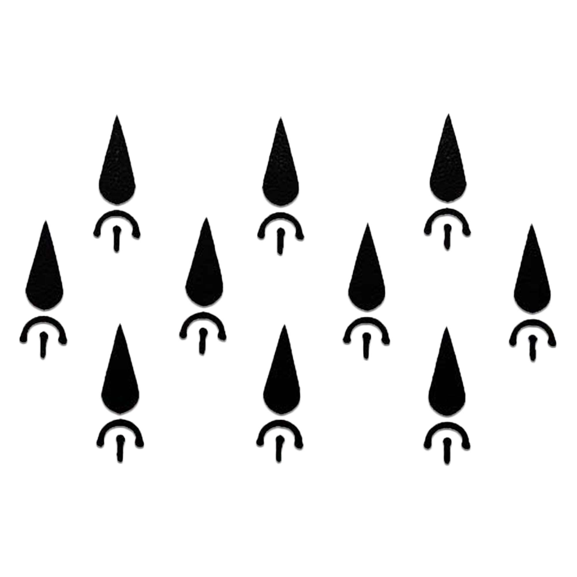     			Comet Blusters 10 Pcs Traditional Blue Crystal Bindi Made with Premium Crystal, Diamond