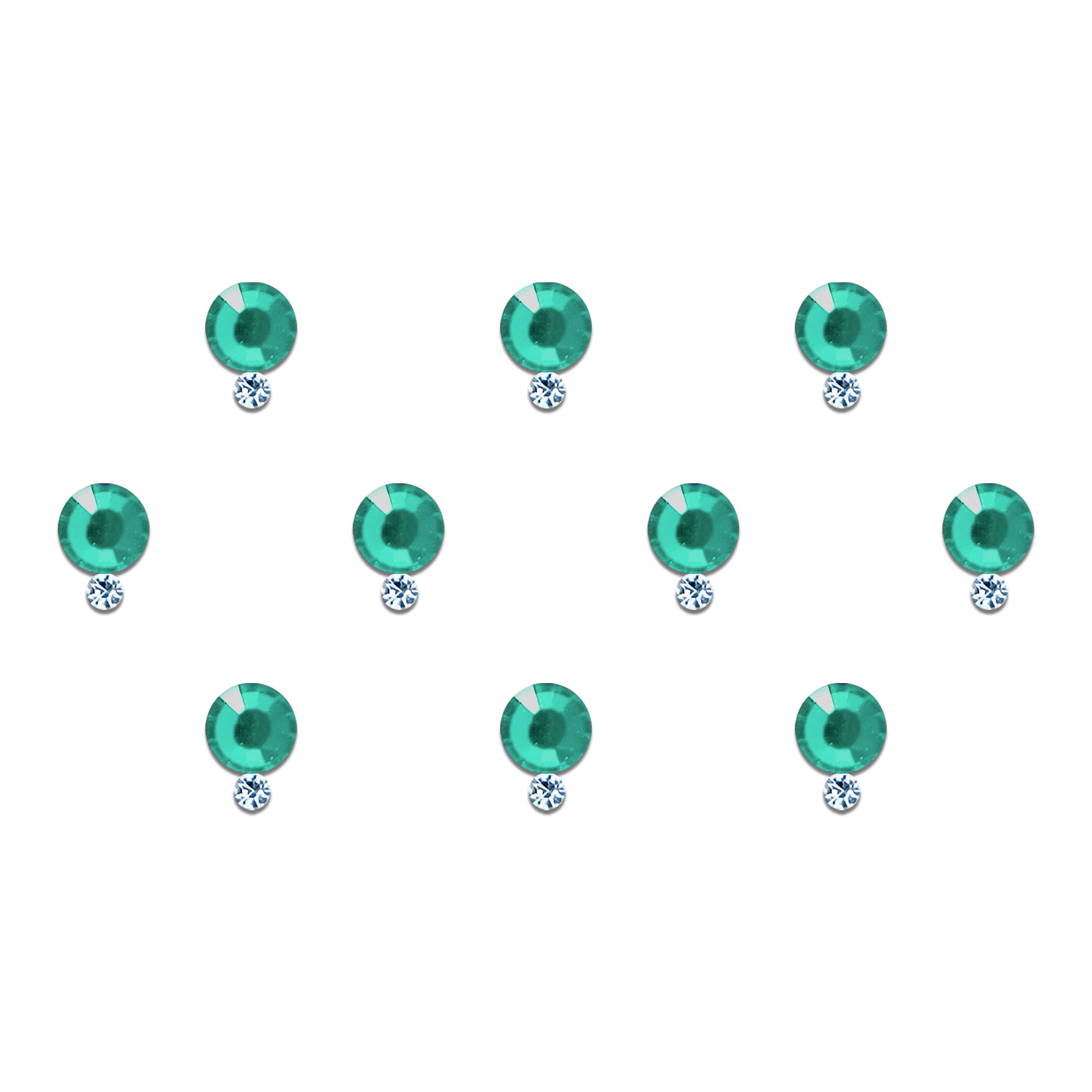     			Comet Blusters 10 Pcs Beautiful Black Fusion Abstract Bindi Designed for Casual Wear