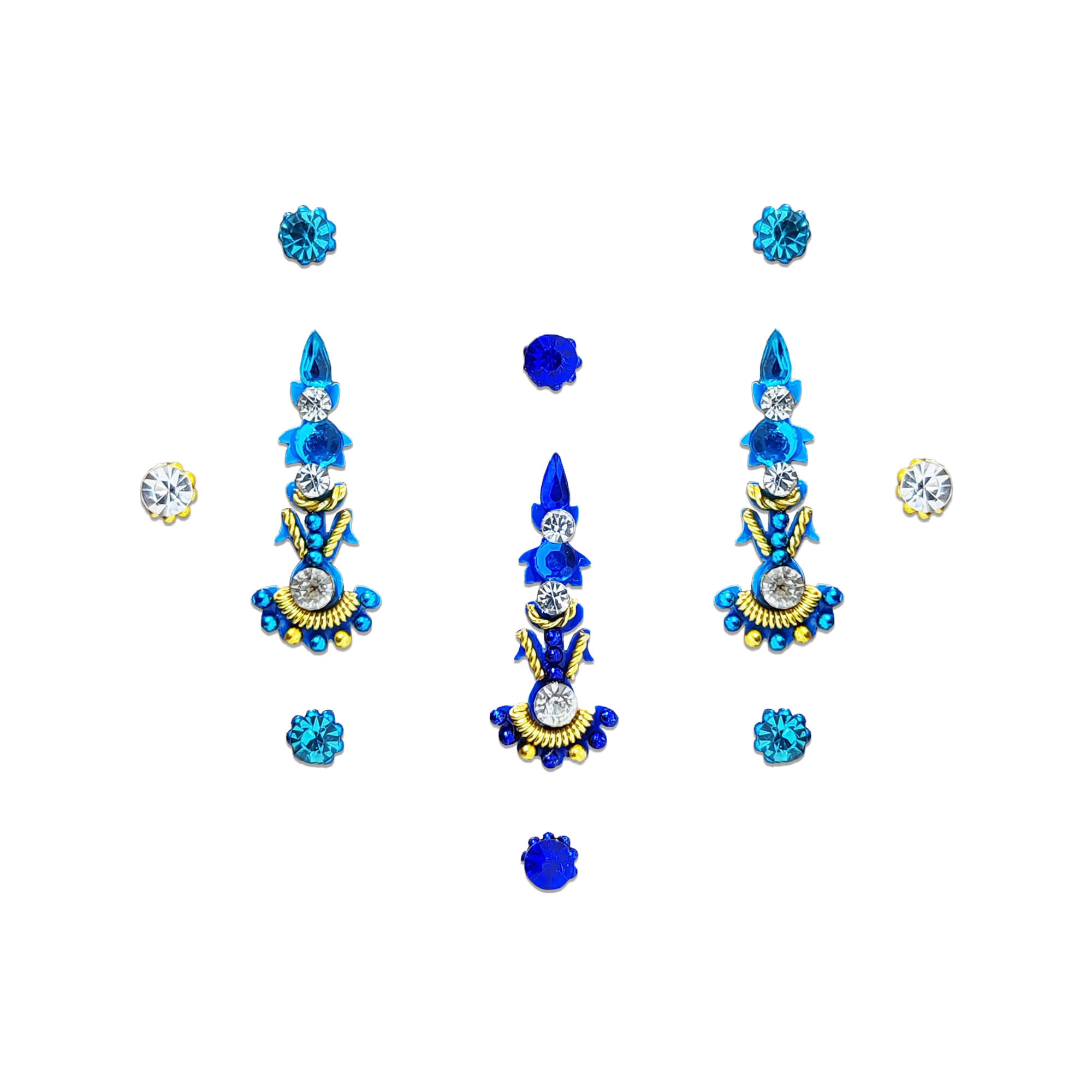     			Comet Busters Comet Busters Blue Bindi Stick on Pack of 1 10 g