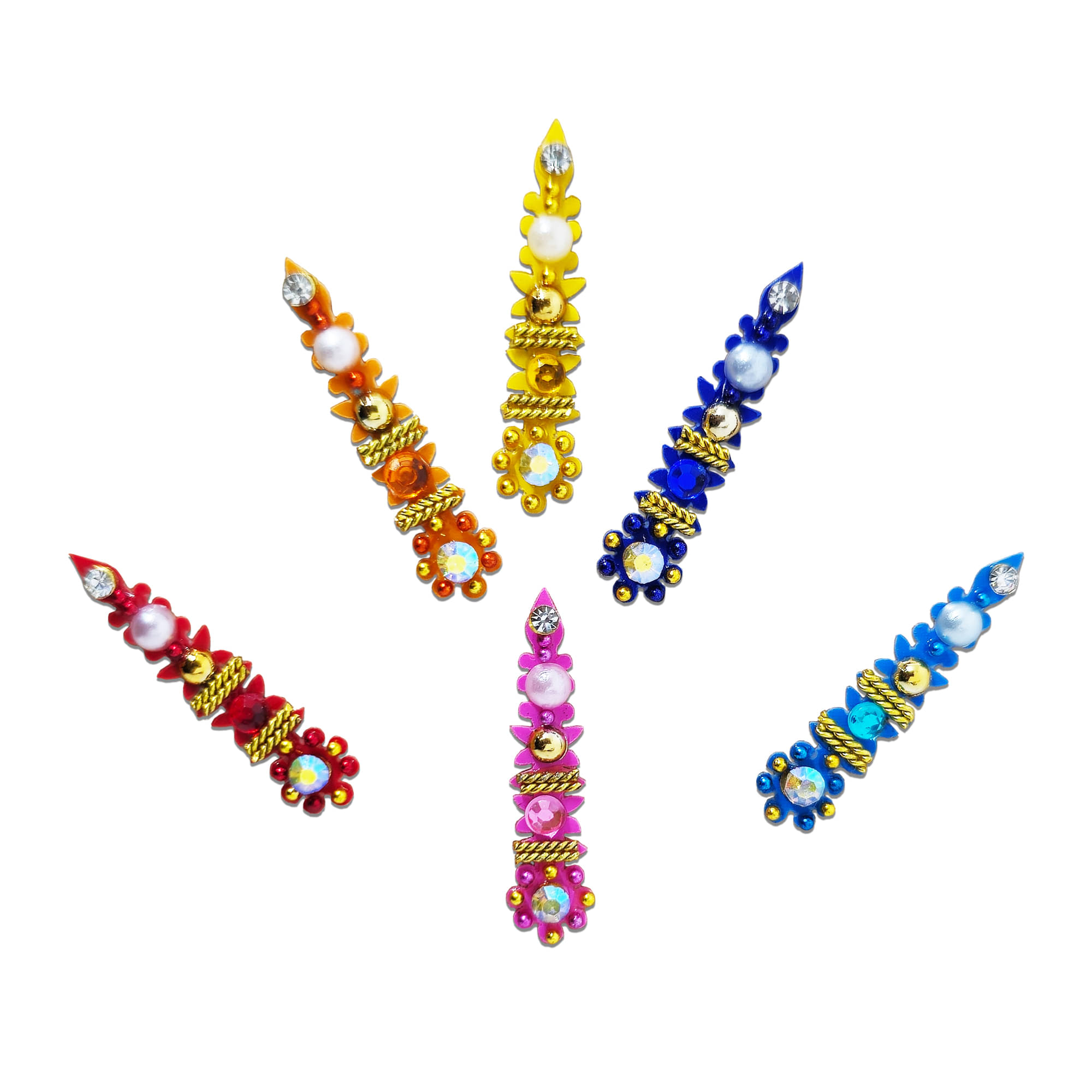     			Comet Busters Comet Busters Multicolour Bindi Stick on Pack of 1 10 g