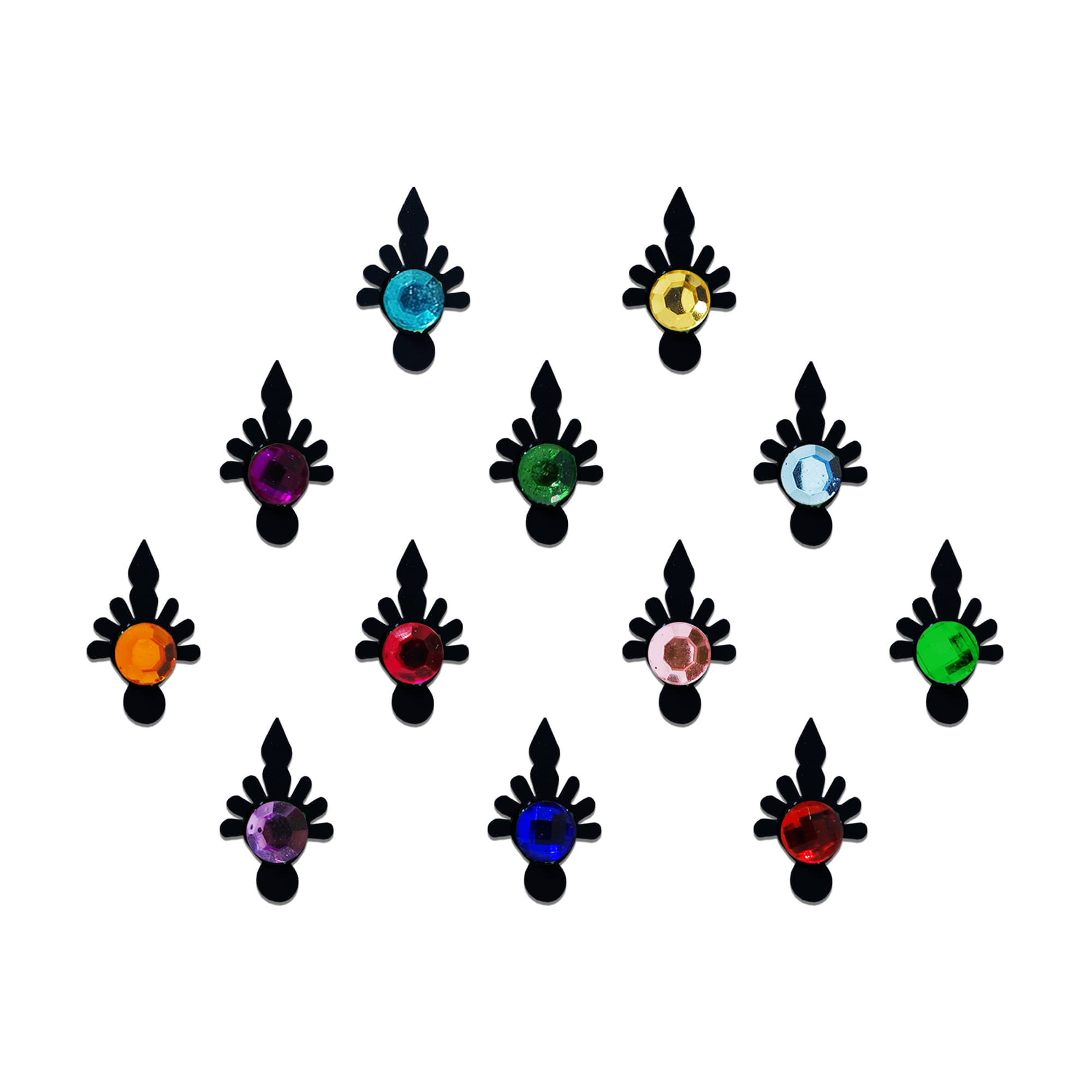     			Comet Busters Comet Busters Multicolour Bindi Stick on Pack of 1 10 g