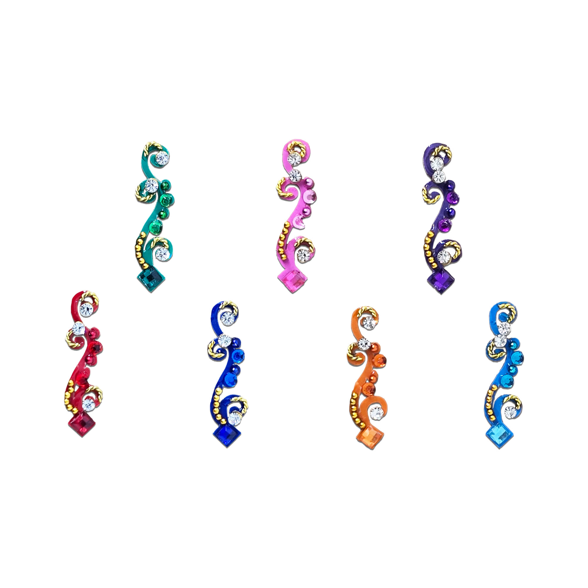     			Comet Busters Comet Busters Multicolour Bindi Stick on Pack of 1 10 g