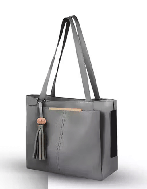     			JMC_Ent. Shoulder Bag Rexin Set of 2 ( Grey )