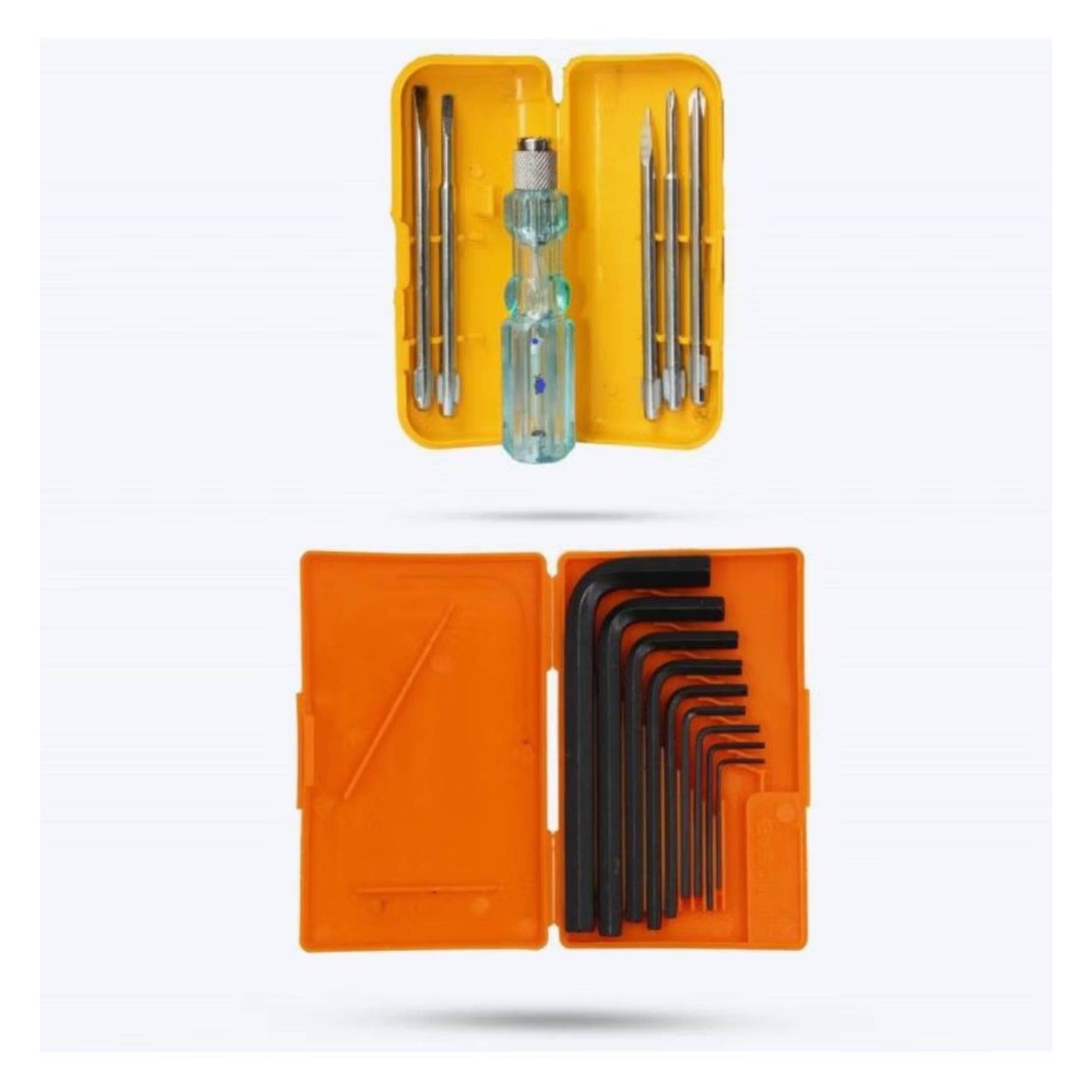     			Kadio-Tools Hardware 5 Pcs Screwdriver set with 9 Pcs Allen key set