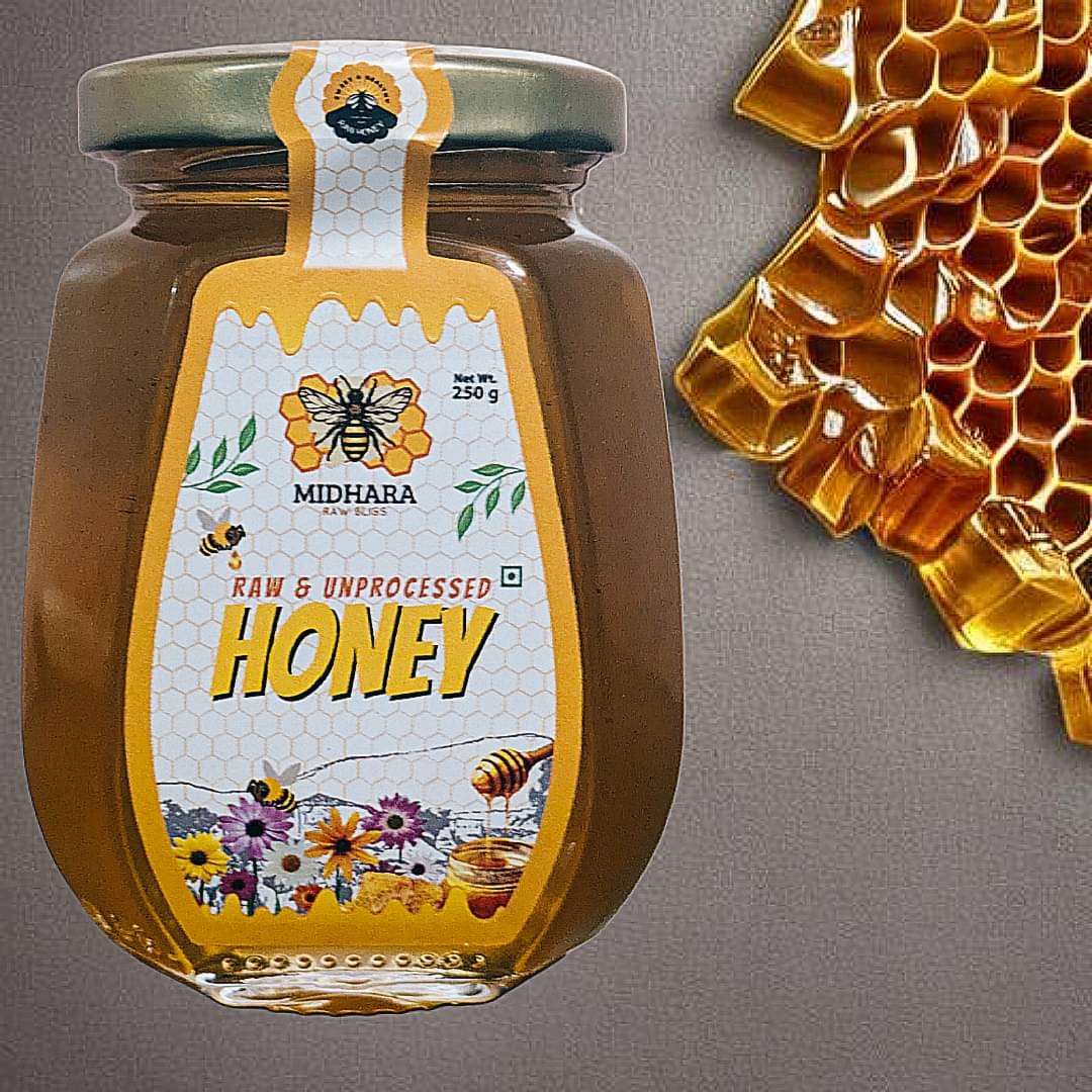 MIDHARA RAW BLISS Honey 250 MIDHARA RAW BLISS Honey 250