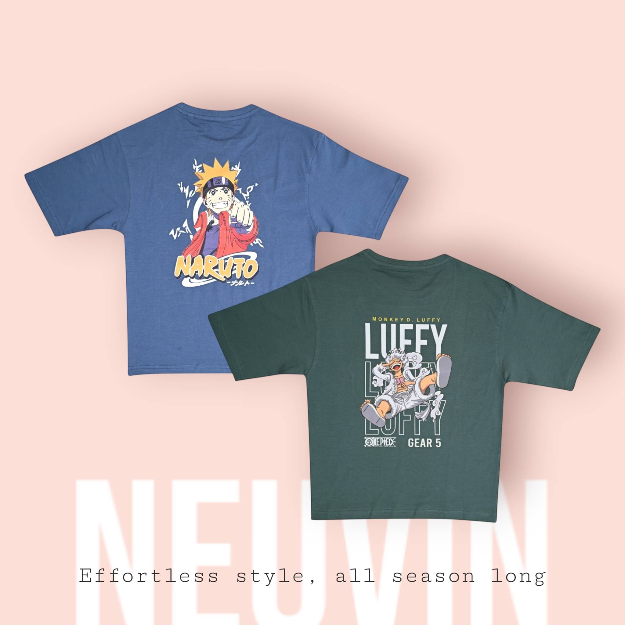     			NEUVIN Pack of 2 Boys & Girls Cotton T-Shirt ( Multicolor1 )