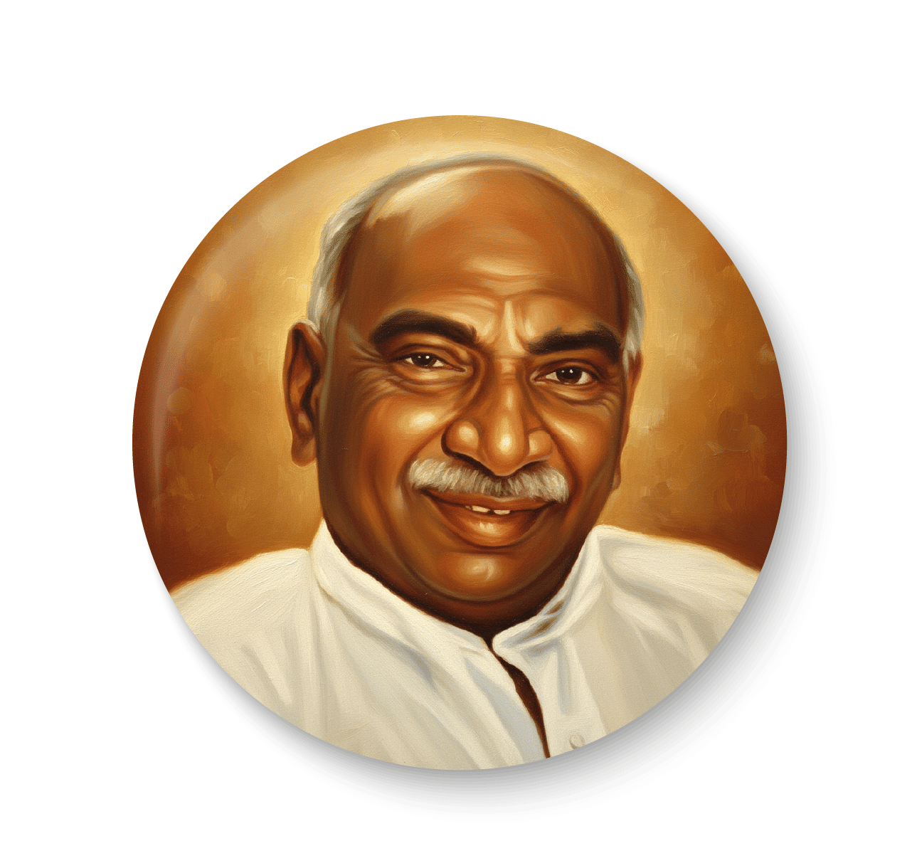 PEACOCKRIDE Kamarajar The King Maker I Kamaraj I Plastic Round Fridge Magnets Fridge Magnet - Pack of 1 PEACOCKRIDE Kamarajar The King Maker I Kamaraj I Plastic Round Fridge Magnets Fridge Magnet - Pack of 1