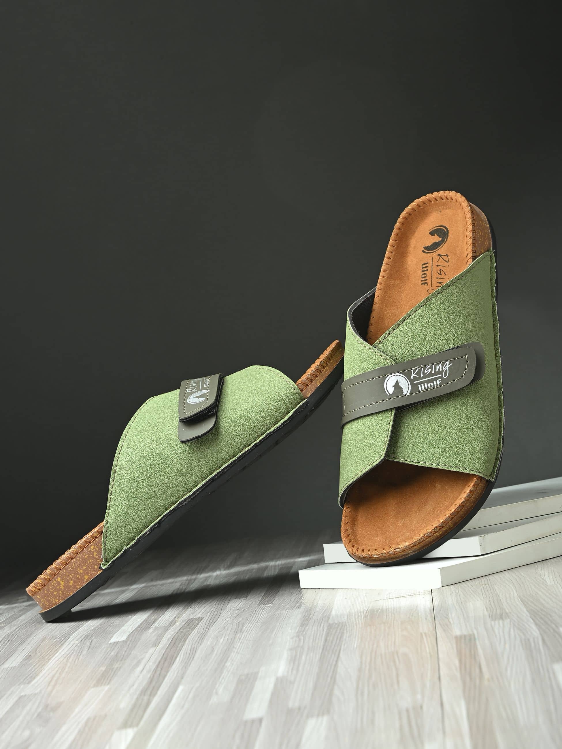 Rising Wolf - Grey Men's Sandals