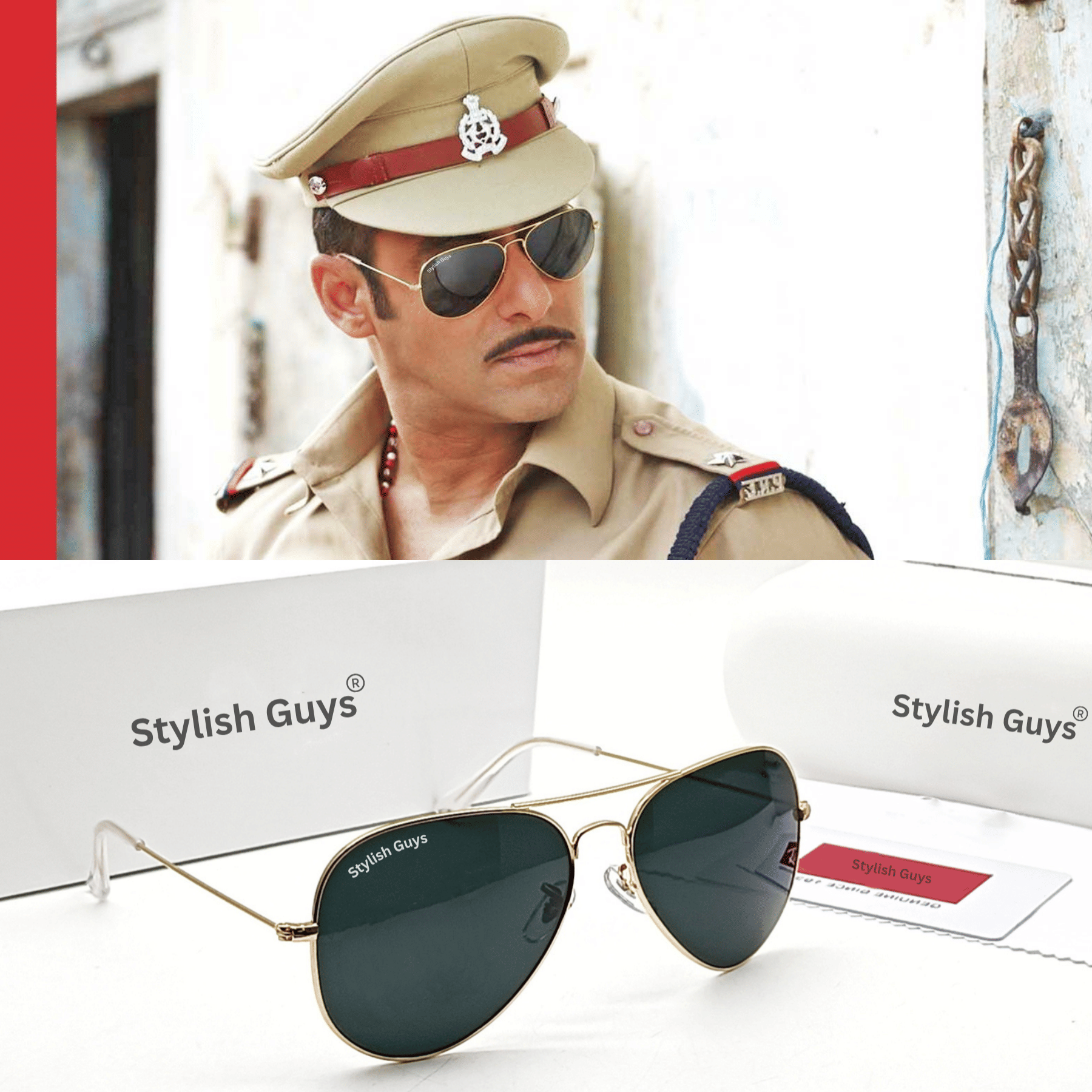 STYLE GURU Gold Oval Sunglasses ( Pack of 1 ) STYLE GURU Gold Oval Sunglasses ( Pack of 1 )