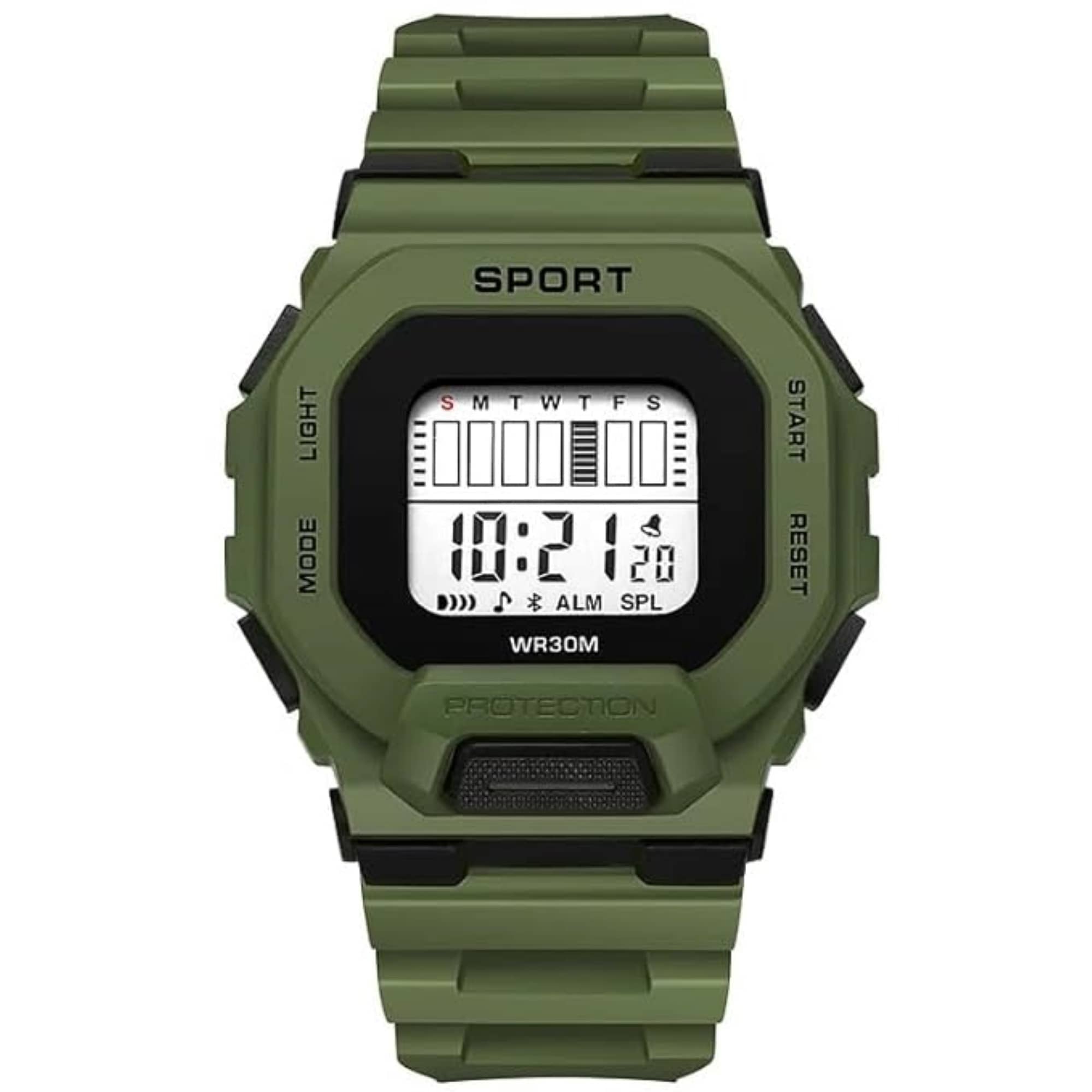 Svats Green Silicon Digital Men's Watch