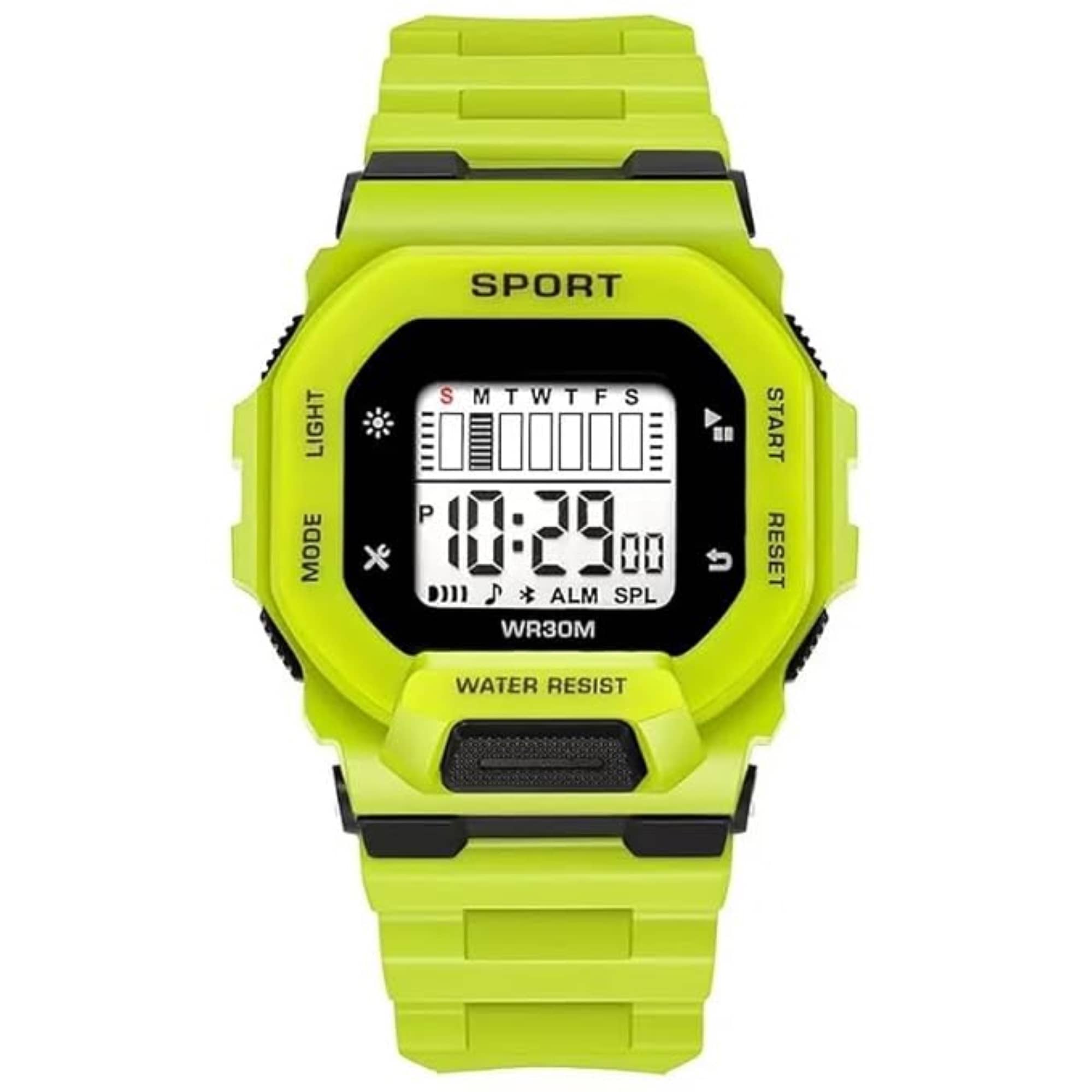Svats Yellow Silicon Digital Men's Watch