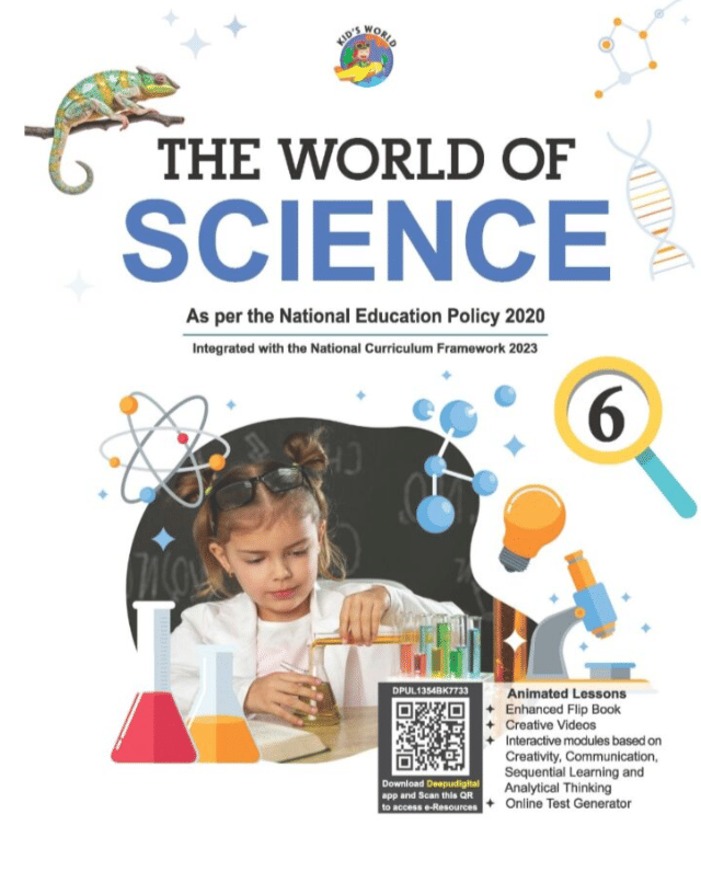     			THE WORLD OF SCIENCE CLASS 6