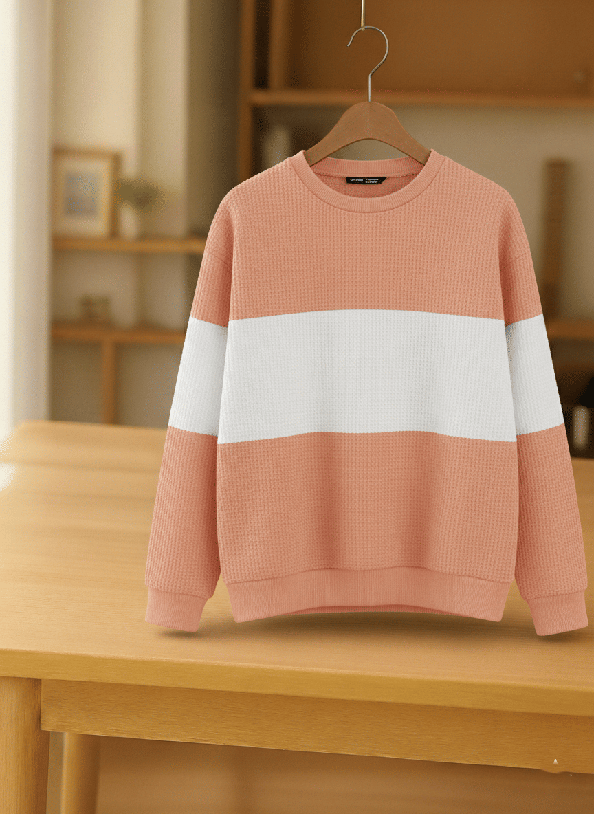 Try This Men Cotton Blend Regular Fit Colorblock T-Shirt ( Pink ) Try This Men Cotton Blend Regular Fit Colorblock T-Shirt ( Pink )