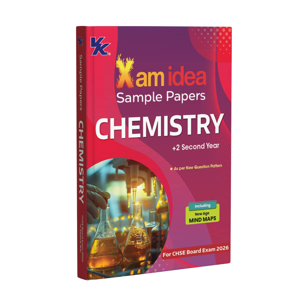 Xam idea Class 12 Sample Papers Chemistry | +2 Second Year | CHSE Board Exam 2026 | New Age Mind Maps | As per New Question Pattern Xam idea Class 12 Sample Papers Chemistry | +2 Second Year | CHSE Board Exam 2026 | New Age Mind Maps | As per New Question Pattern