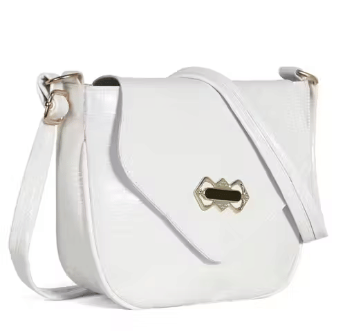     			Zaxcer Sling Bag PU Set of 1 ( White )