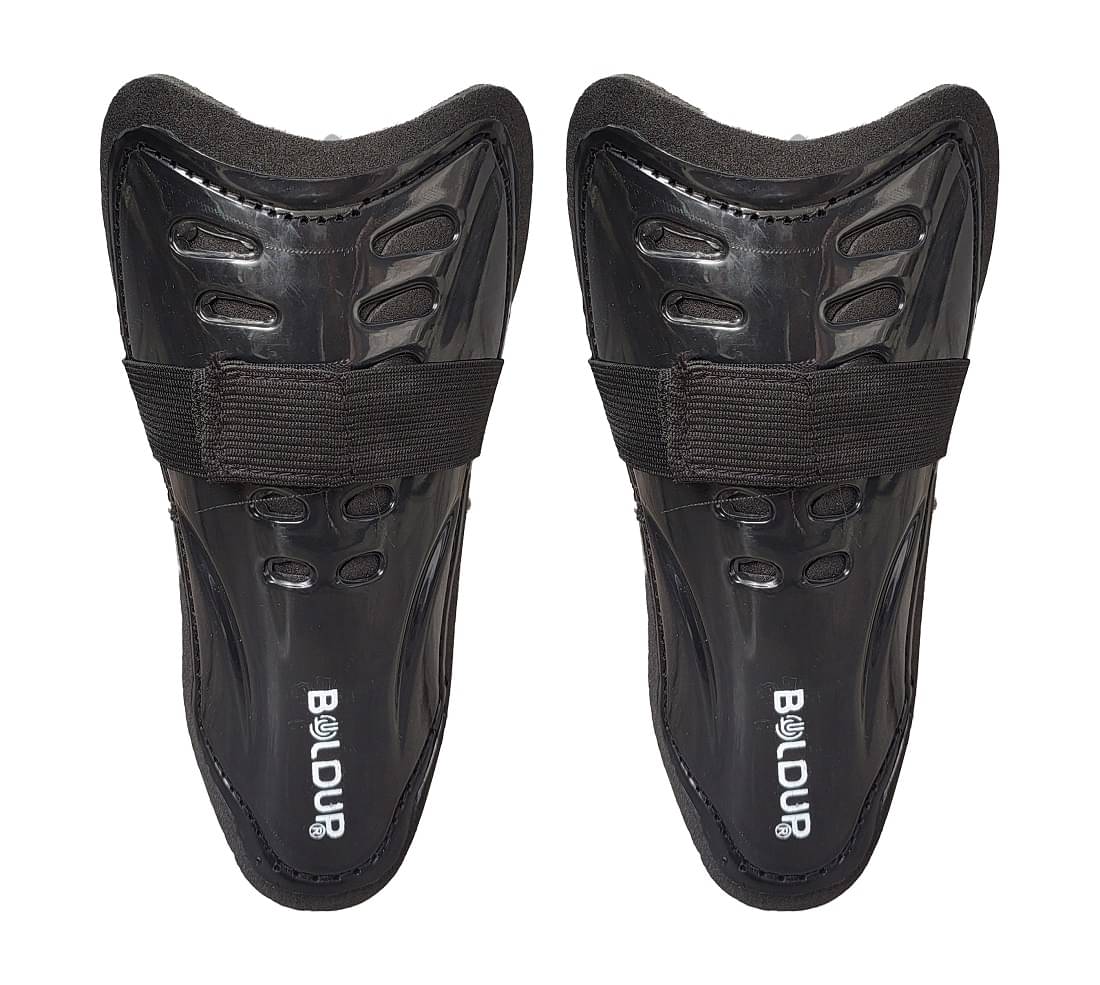 Boldup Premium Football Shinguards for Men & Women | Lightweight Protective Shin Pads with EVA Foam Cushioning & Adjustable Straps | Ideal for Soccer Training & Matches 2 Pc Black 12 Hole Boldup Premium Football Shinguards for Men & Women | Lightweight Protective Shin Pads with EVA Foam Cushioning & Adjustable Straps | Ideal for Soccer Training & Matches 2 Pc Black 12 Hole