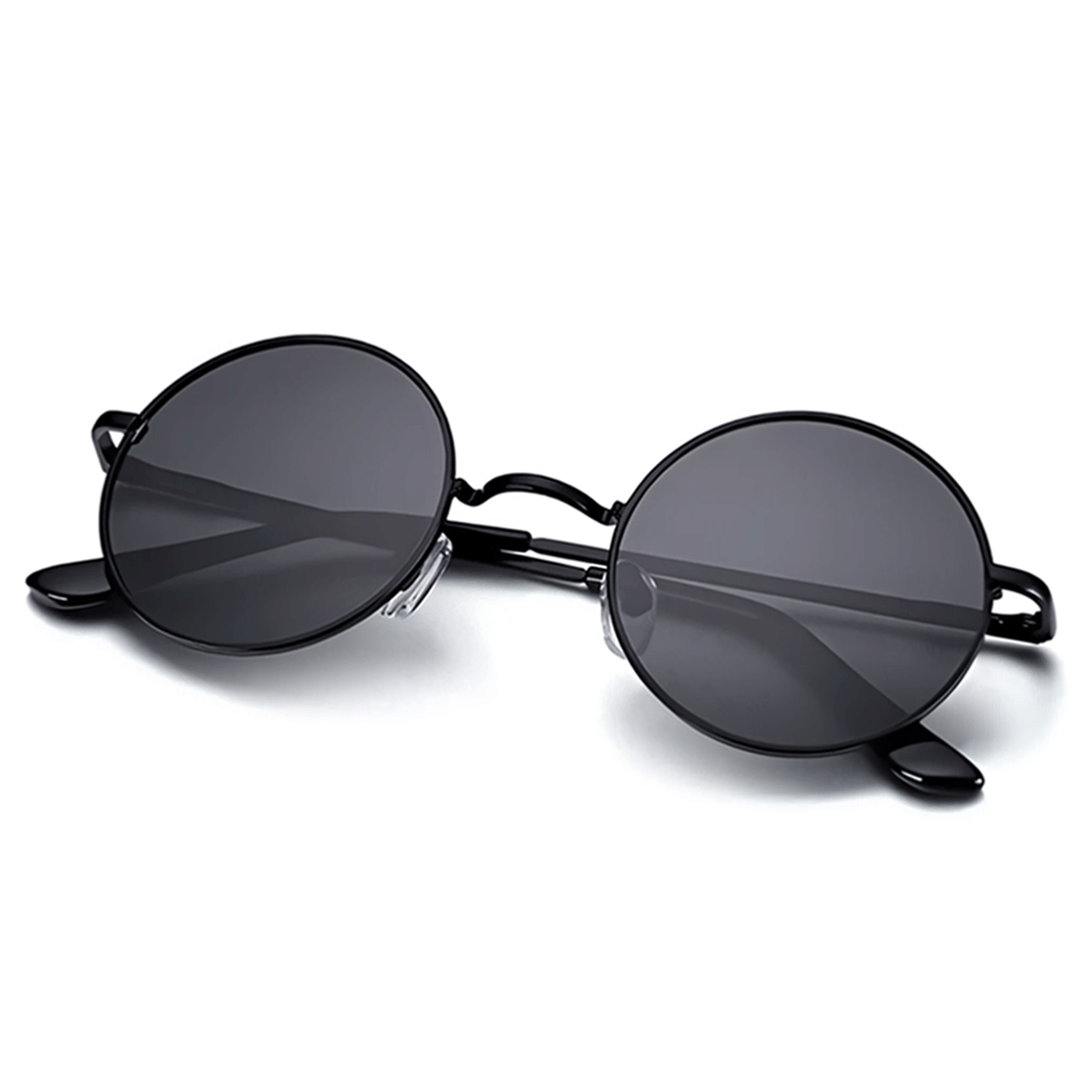 Clearo Black Round Sunglasses ( Pack of 1 ) Clearo Black Round Sunglasses ( Pack of 1 )