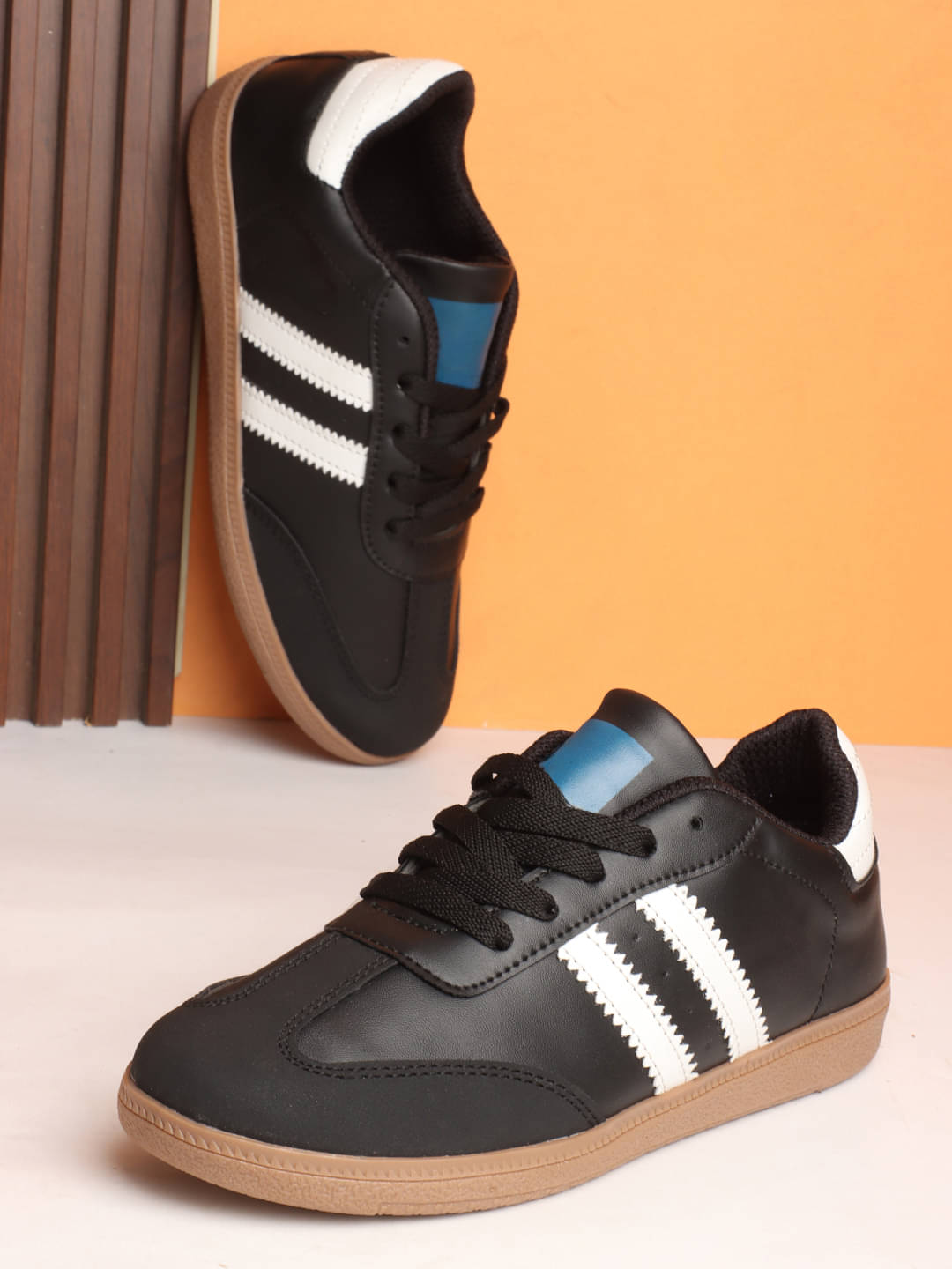     			Try me Black Women's Sneakers