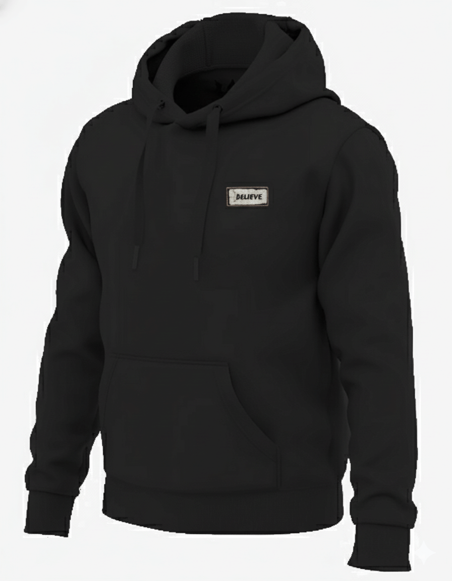 freaks Woollen Hooded Men's Sweatshirt - Black ( Pack of 1 )