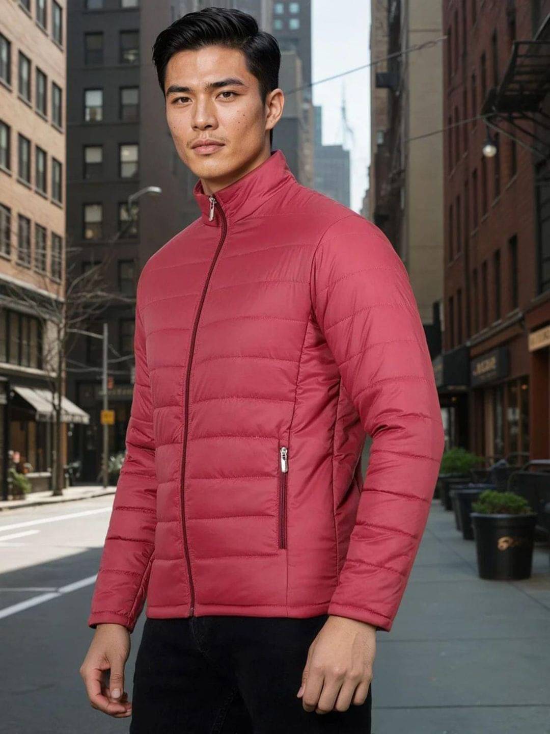     			kotty Nylon Men's Casual Jacket - Red ( Pack of 1 )