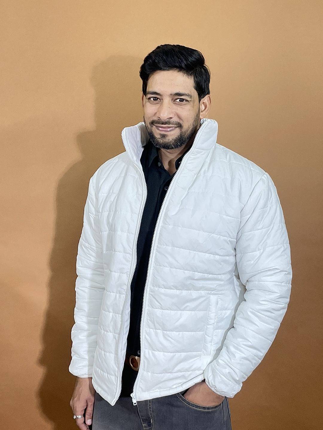     			kotty Nylon Men's Casual Jacket - White ( Pack of 1 )