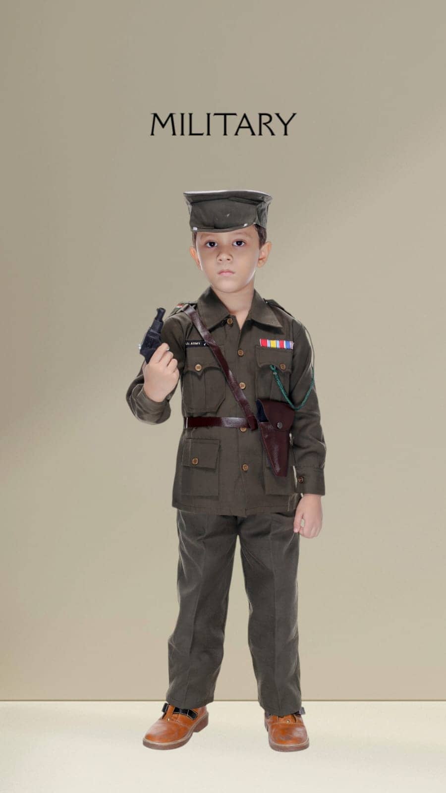 s muktar garments Boys Professional Costume ( Green )