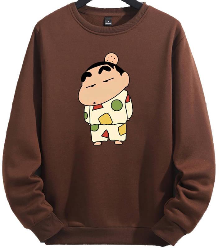 Absolute Defense Fleece Round Neck Men's Sweatshirt - Brown ( Pack of 1 ) Absolute Defense Fleece Round Neck Men's Sweatshirt - Brown ( Pack of 1 )