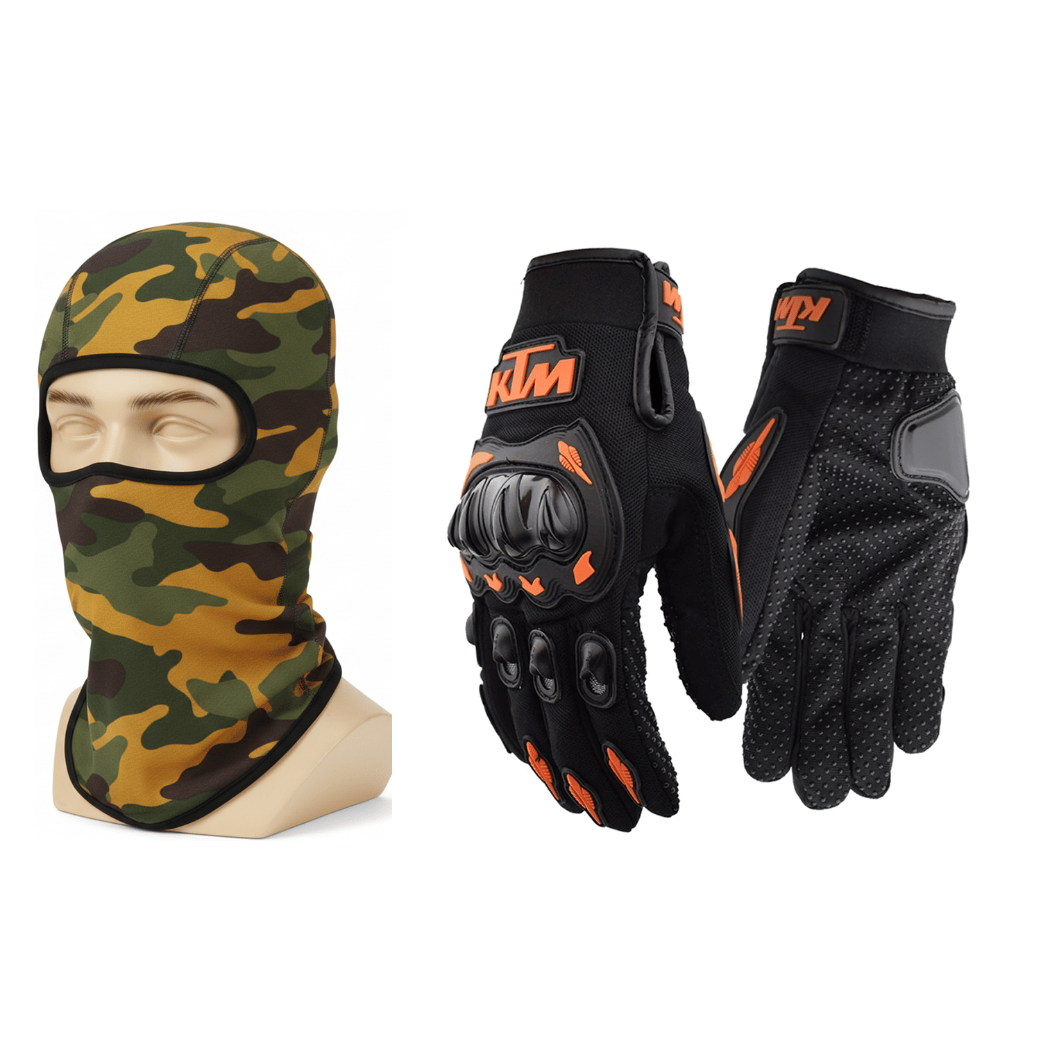 Aksmit Half-Outdoor-GLV Half Finger Motorcycle Riding Gloves with Multi-Functional Balaclava Full Face Mask for Men & Women – UV Protection, Dustproof, and All-Season Outdoor Sports Gear Aksmit Half-Outdoor-GLV Half Finger Motorcycle Riding Gloves with Multi-Functional Balaclava Full Face Mask for Men & Women – UV Protection, Dustproof, and All-Season Outdoor Sports Gear