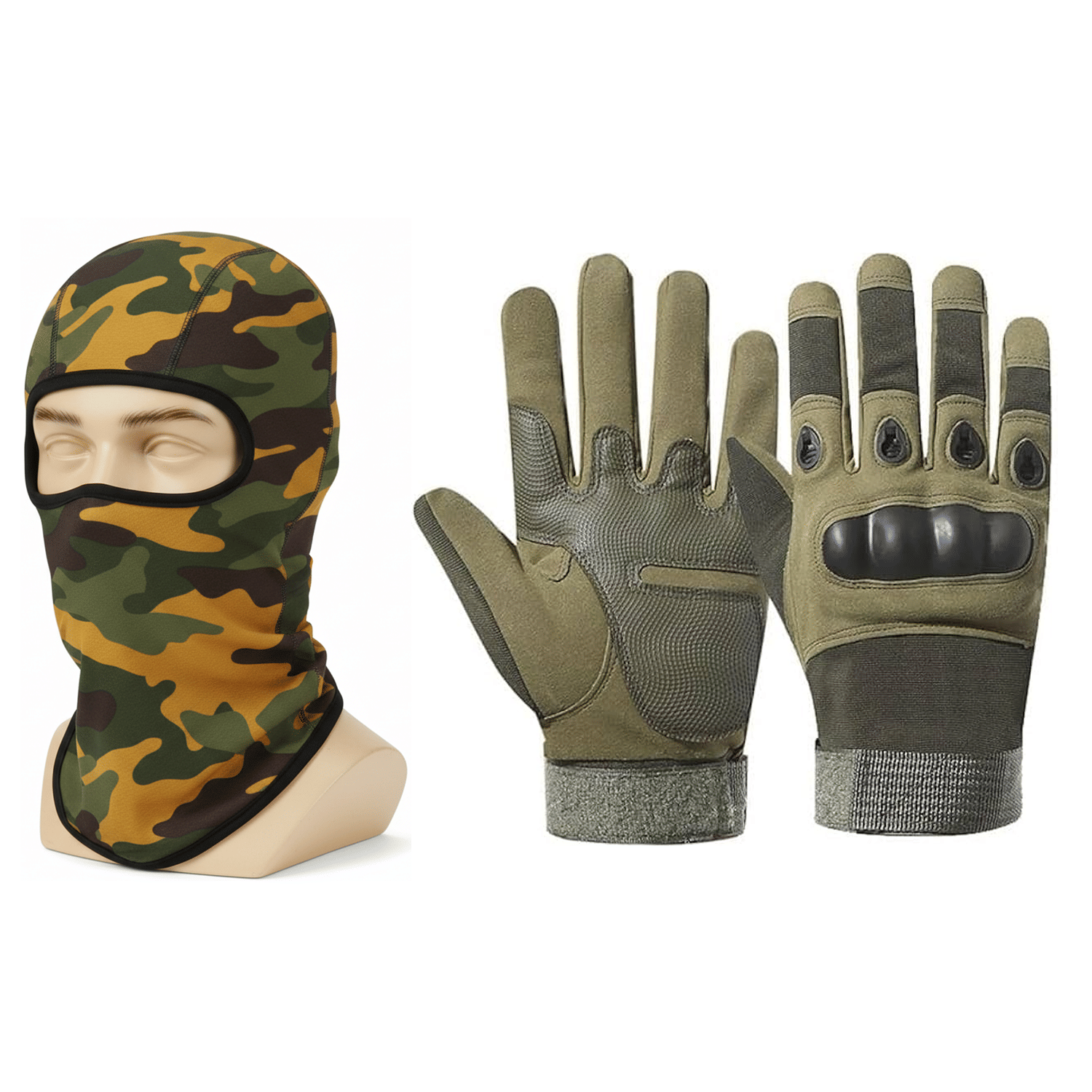 Aksmit Half-Outdoor-GLV Half Finger Motorcycle Riding Gloves with Multi-Functional Balaclava Full Face Mask for Men & Women – UV Protection, Dustproof, and All-Season Outdoor Sports Gear Aksmit Half-Outdoor-GLV Half Finger Motorcycle Riding Gloves with Multi-Functional Balaclava Full Face Mask for Men & Women – UV Protection, Dustproof, and All-Season Outdoor Sports Gear