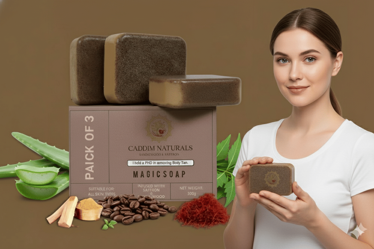 Caddim Naturals Skin Whitening GHARSOAP Soap for All Skin Type ( Pack of 3 )