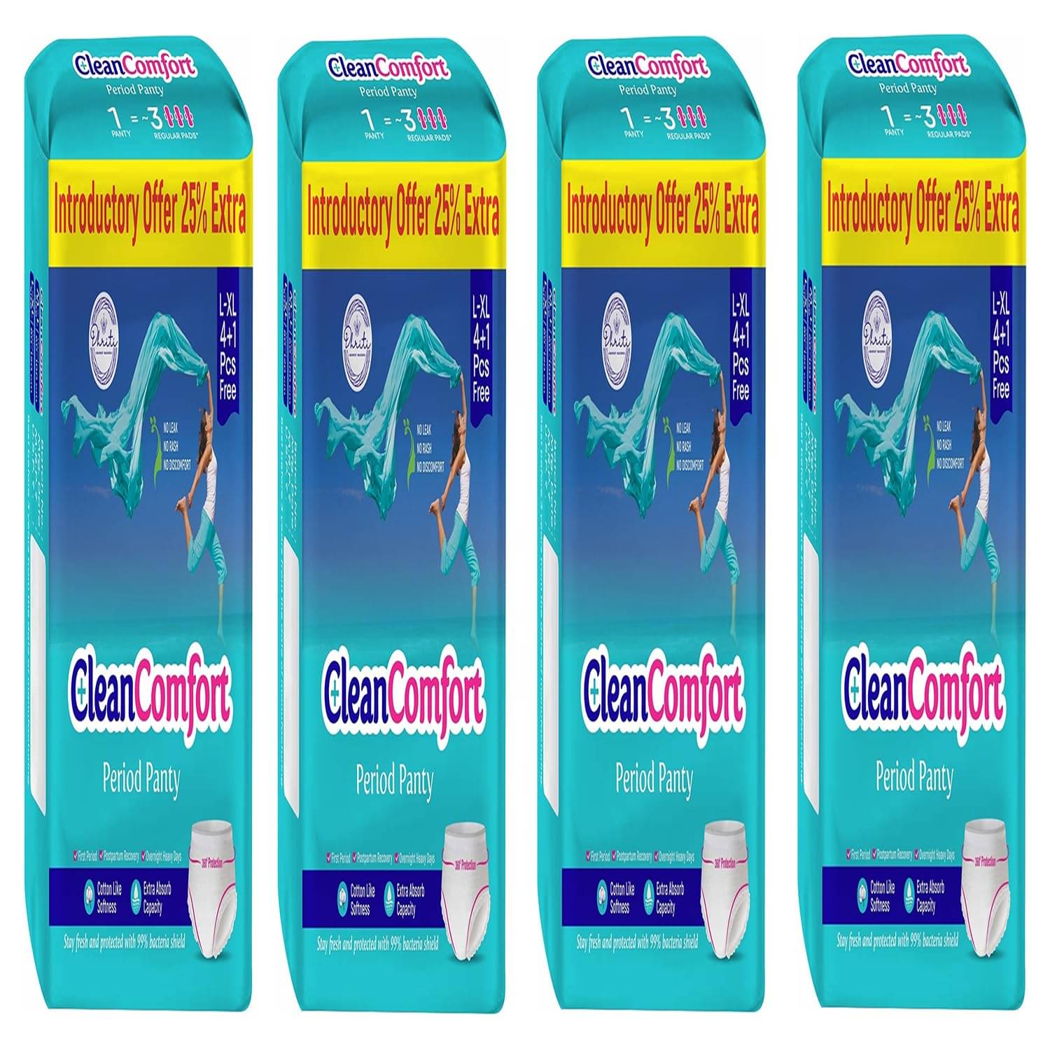     			Clean Comfort Cottony Large Regular Sanitary Pad