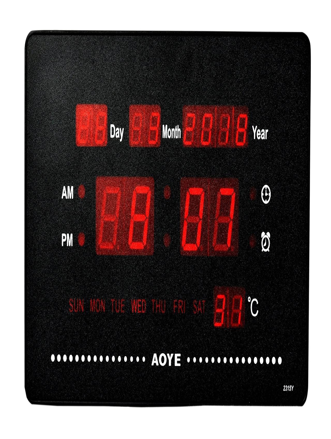     			OMLITE Rectangular Digital Wall Clock