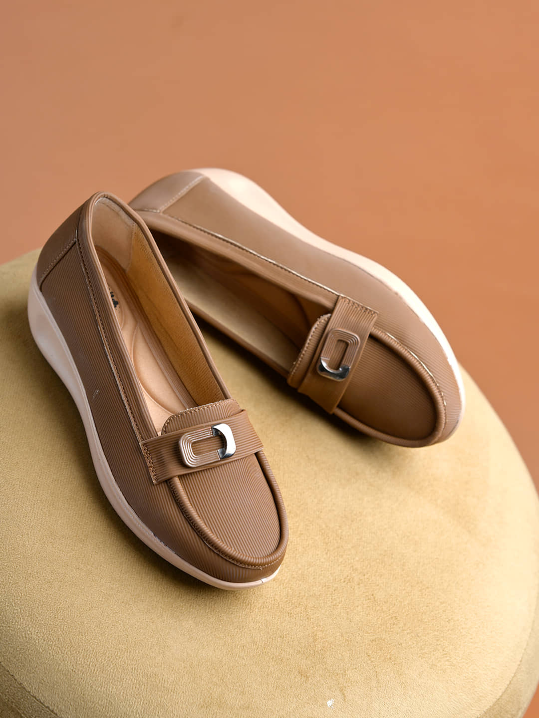 Shoetopia Tan Women's Pumps Heels - Heels | Buy online on ZillyBuy