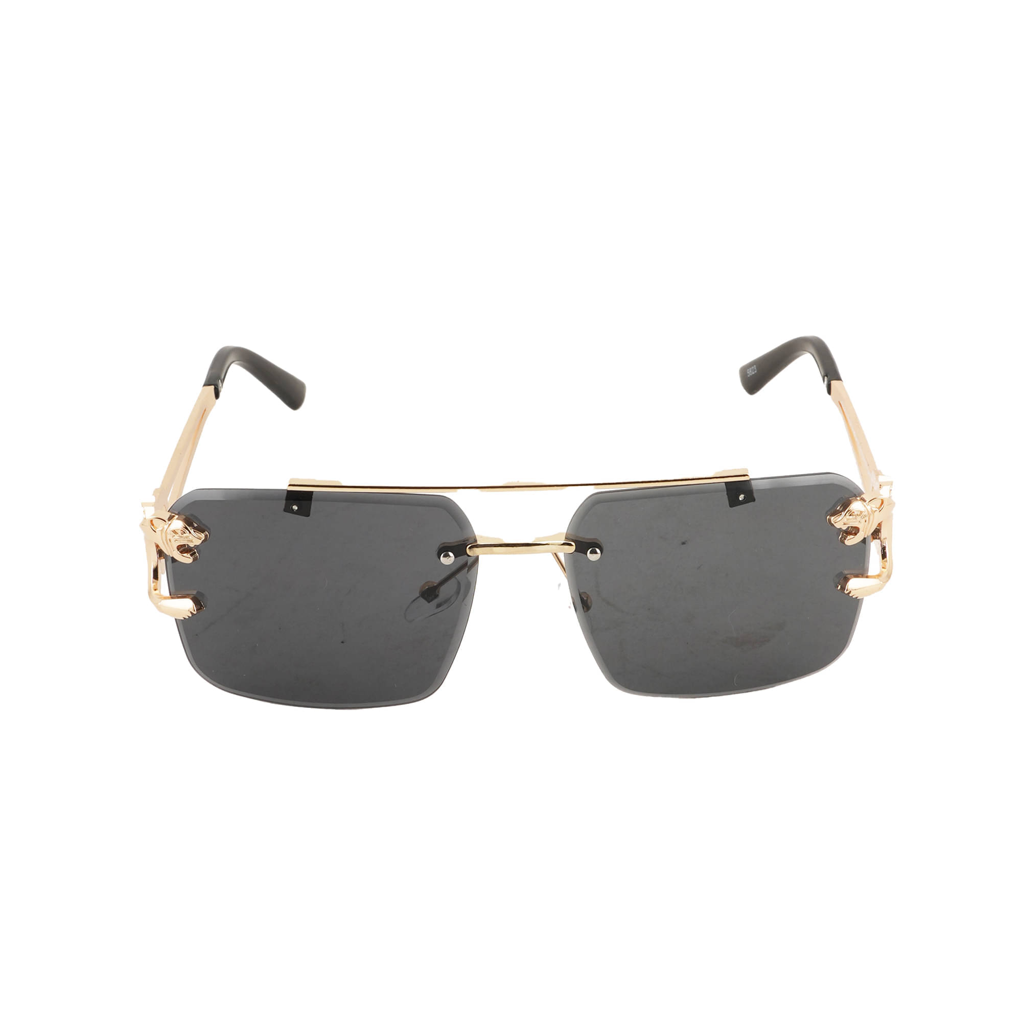     			Bayberry Gold Rectangular Sunglasses ( Pack of 1 )