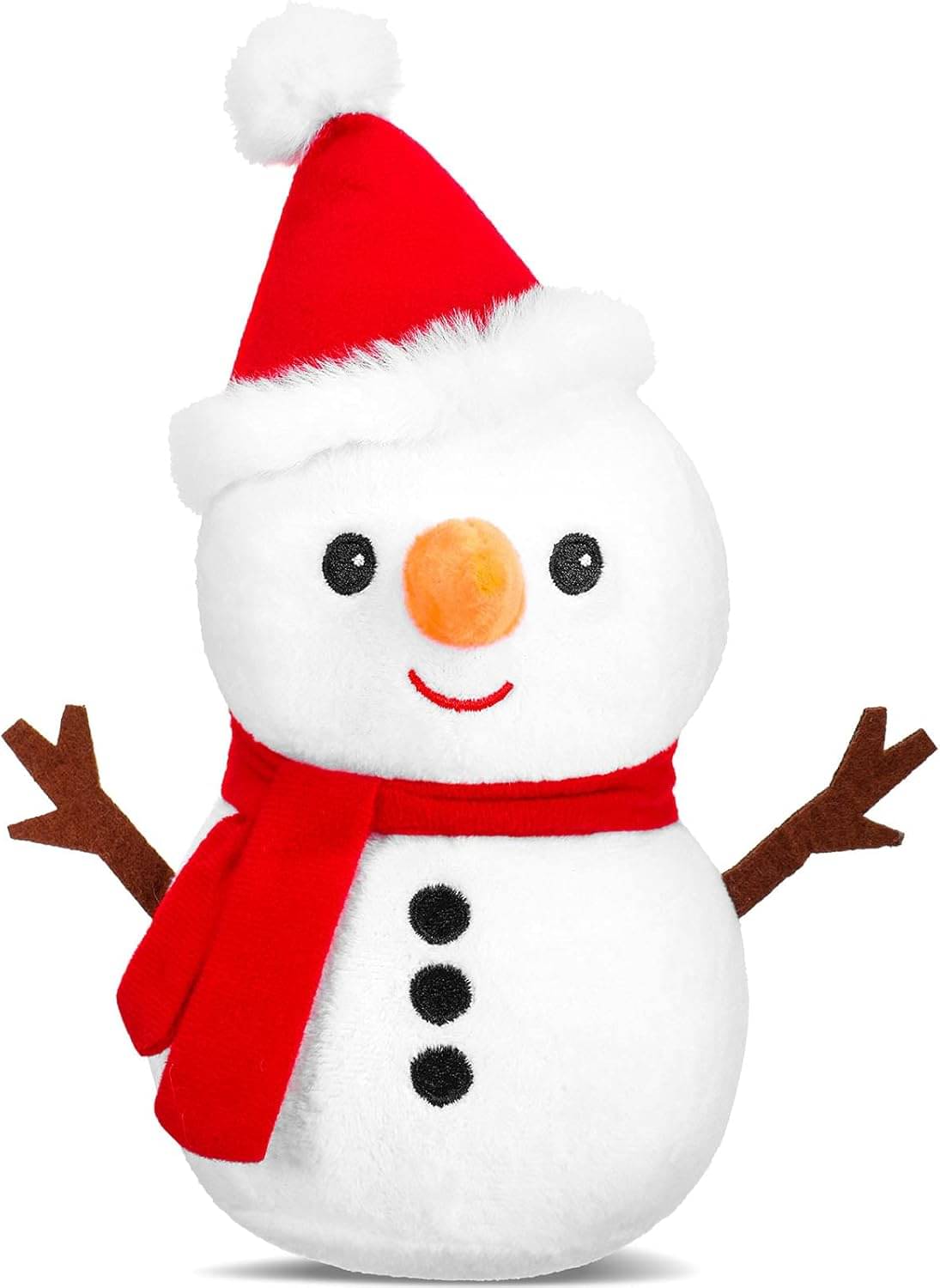     			Christmas Plush Stuffed Cute Soft Snowman Toys Reindeer Animal Santa Claus Doll Ornament for Kids