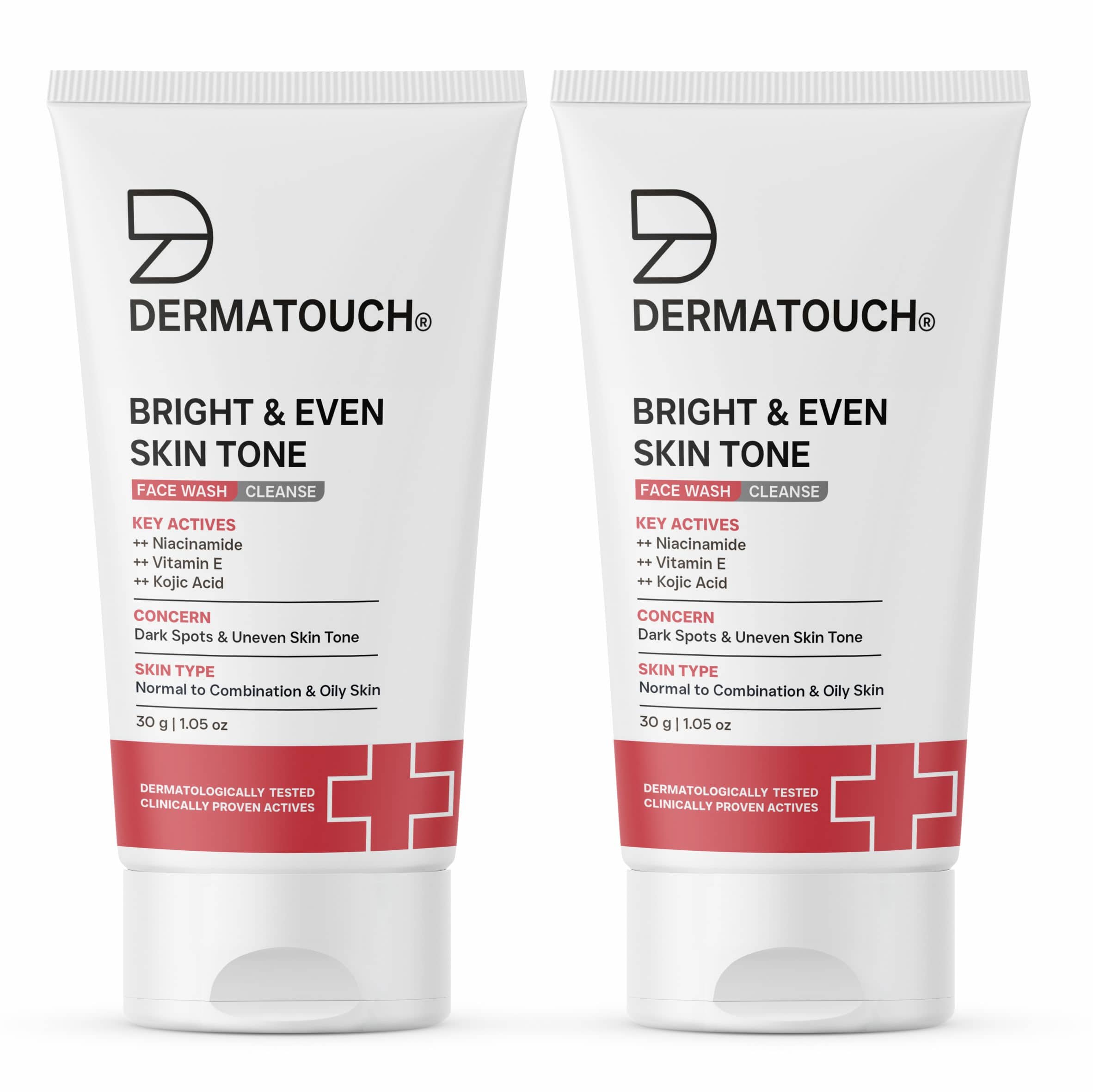 Dermatouch - Exfoliating Face Wash For All Skin Type ( Pack of 2 )