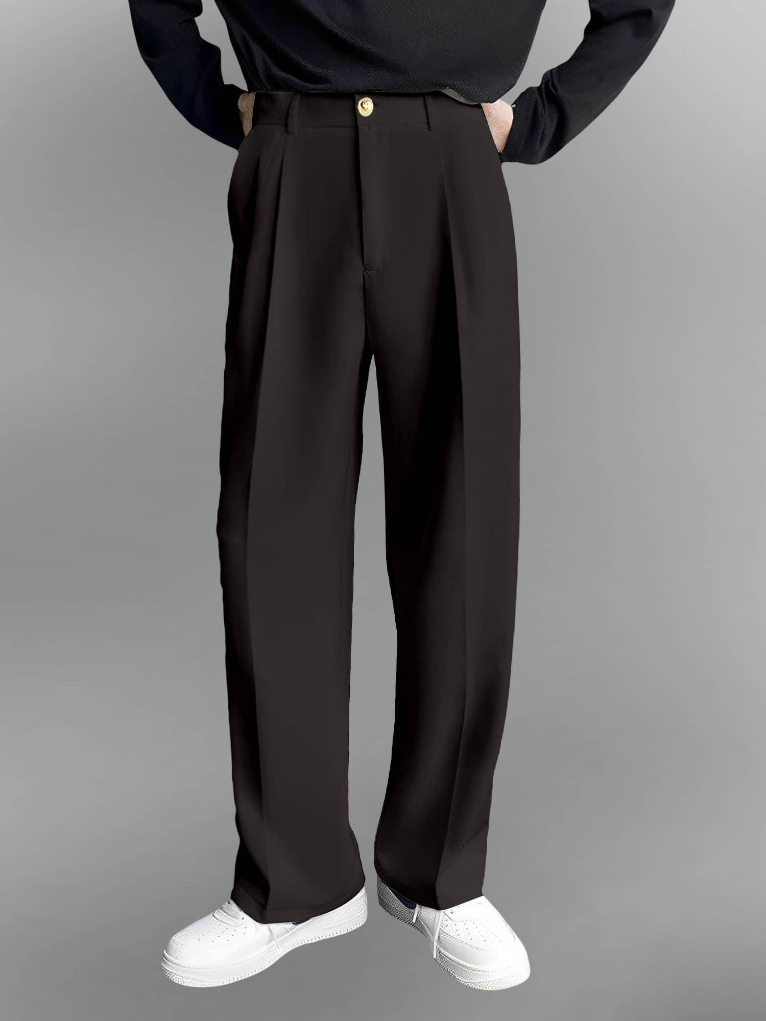     			FTX Loose Men's Formal Trouser - Wine ( Pack of 1 )