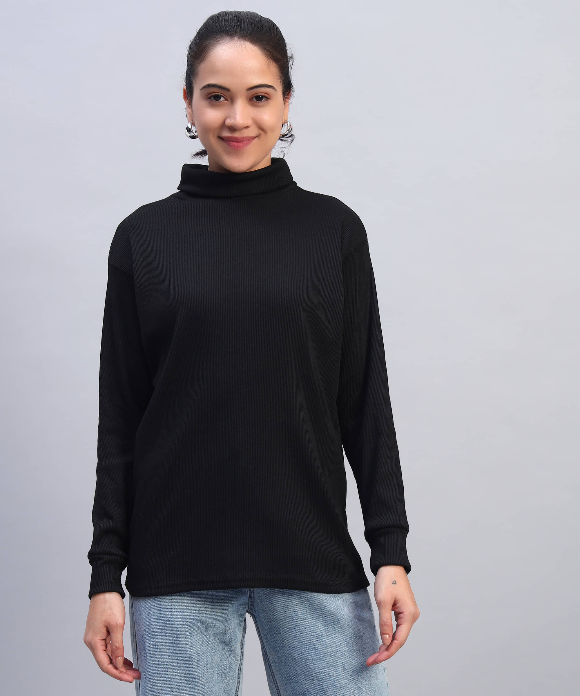 GRAND MALBORK Woollen Thermal Tops ( Black , Pack of 1 ) GRAND MALBORK Woollen Thermal Tops ( Black , Pack of 1 )