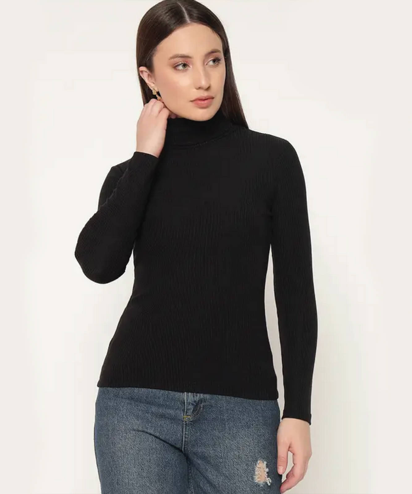 GRAND MALBORK Woollen Thermal Tops ( Black , Pack of 1 ) GRAND MALBORK Woollen Thermal Tops ( Black , Pack of 1 )