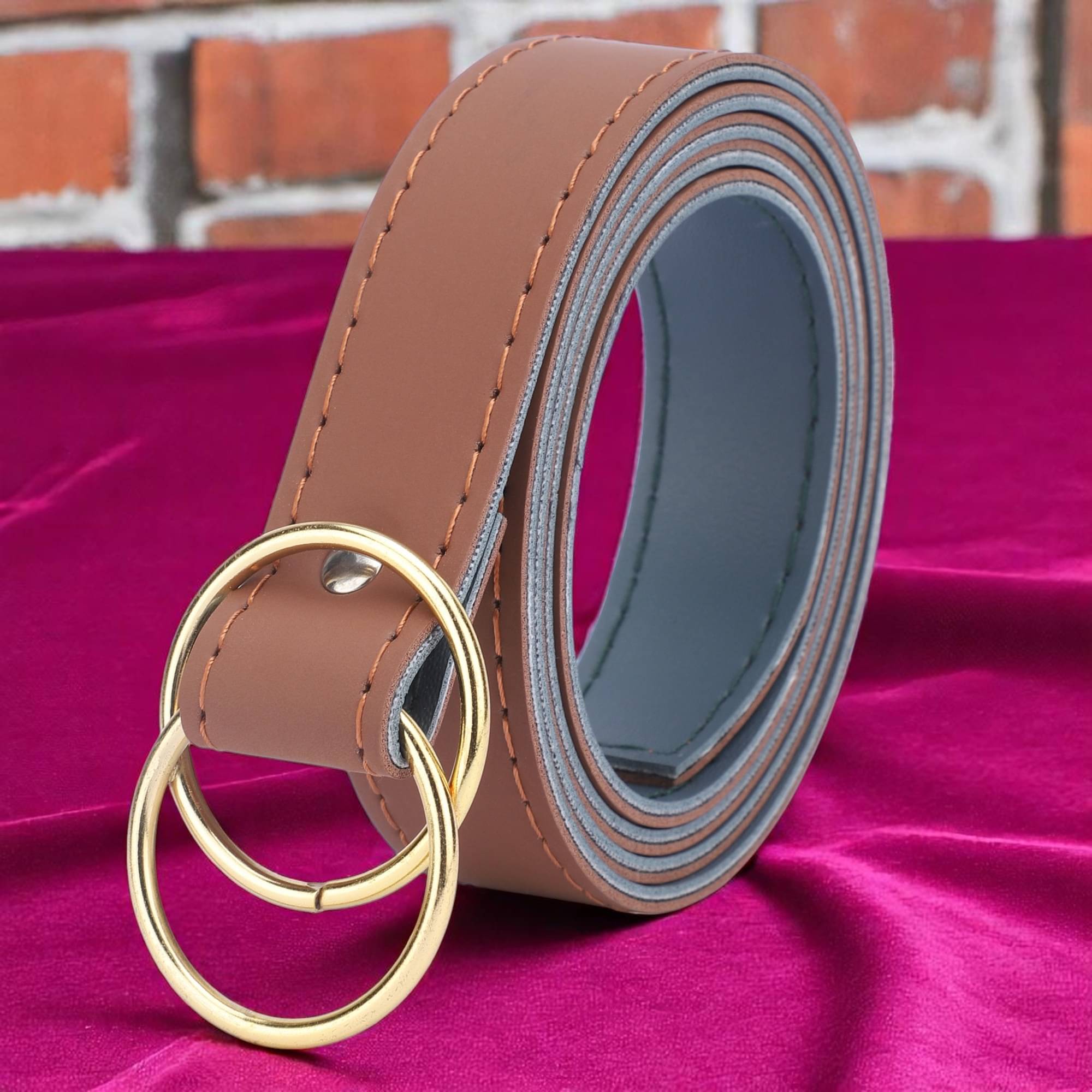     			Kastner PU Women's Skinny Belt ( Pack of 1 )