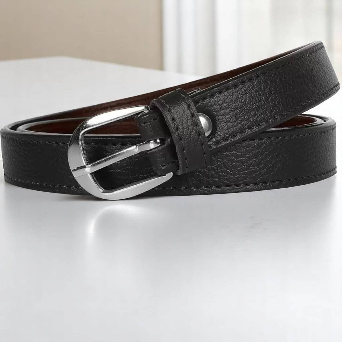 Kastner PU Women's Skinny Belt ( Pack of 1 )