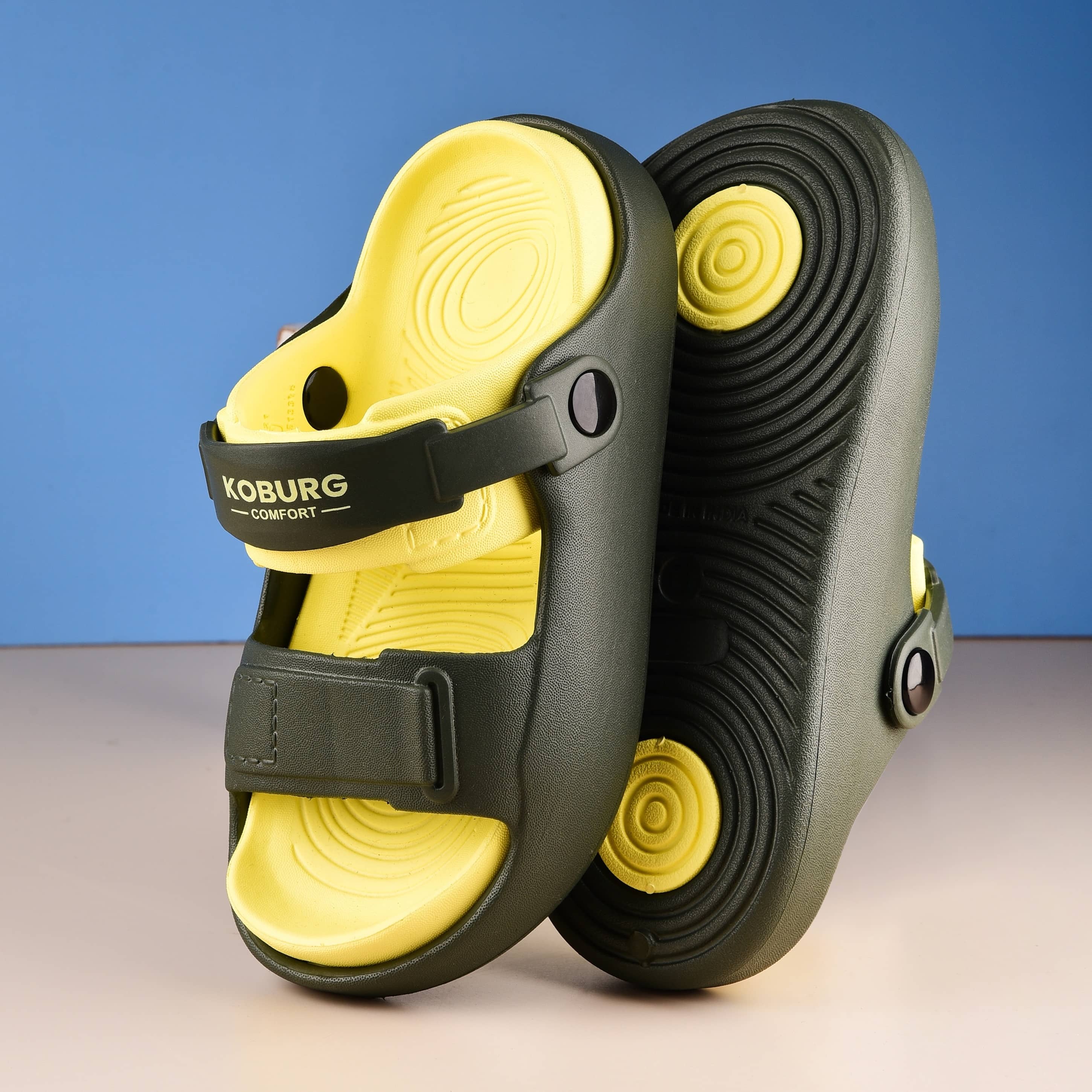 Koburg FunLite Kids Sandals|Lightweight|EVA Upper & Sole | Grippy Sole|Flexible Comfort KS-104