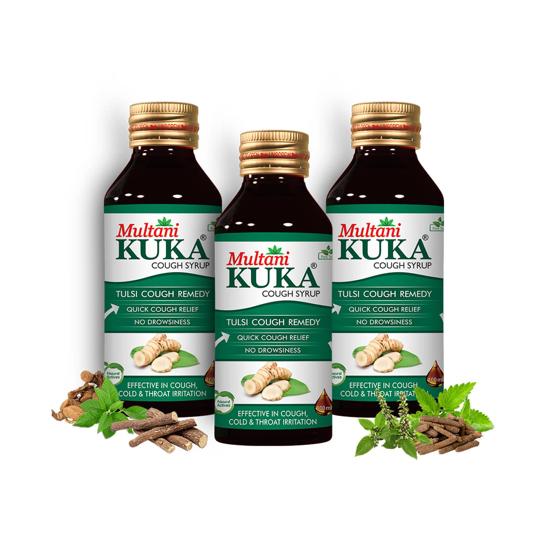 Multani Kuka Cough Syrup Liquid 300 ml Pack of 3 Multani Kuka Cough Syrup Liquid 300 ml Pack of 3