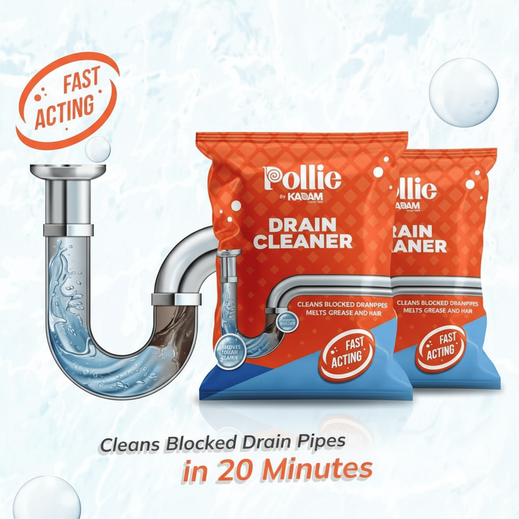     			Purple Dust Heavy-Duty Sink & Drain Block Remover Pollie Drain Cleaner Powder (Pack of 1)