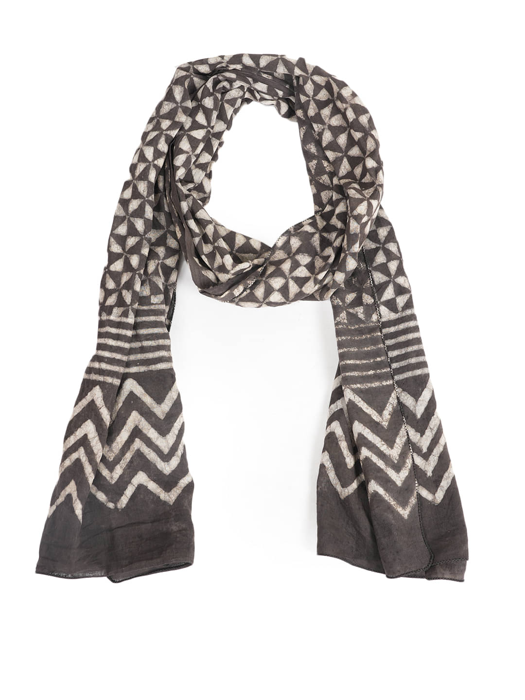     			STYLE SHOES Black Cotton Blend Women's Scarf ( Pack of 1 )