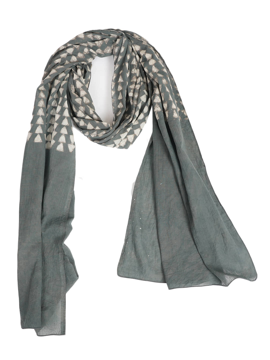 STYLE SHOES Gray Cotton Blend Women's Scarf ( Pack of 1 ) - Dupattas & Shawls | Buy online on ZillyBuy