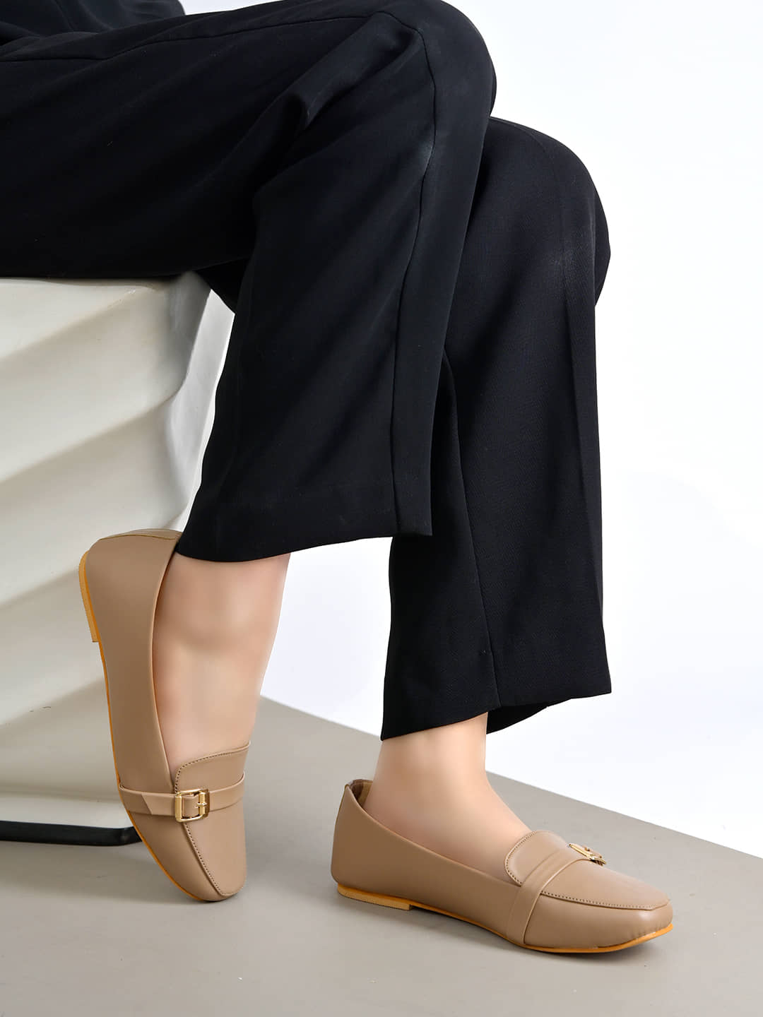 Shoetopia Tan Women's Casual Ballerinas - Casual Shoes | Buy online on ZillyBuy
