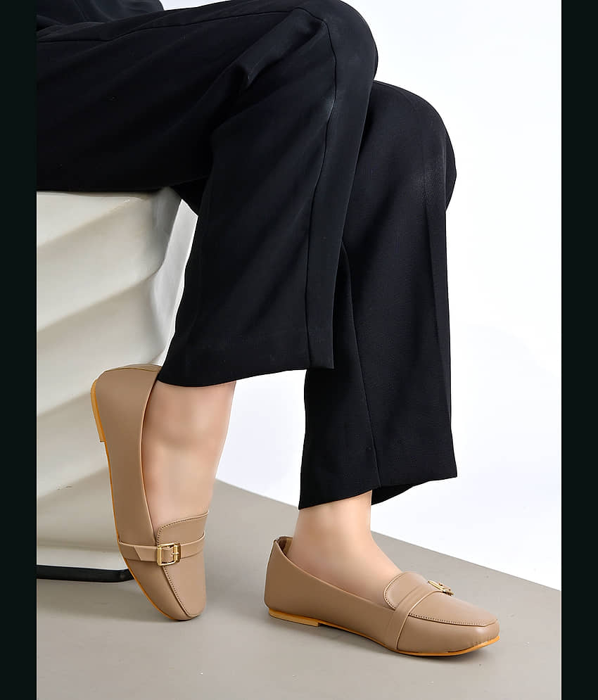 Shoetopia Tan Women's Casual Ballerinas - Casual Shoes | Buy online on ZillyBuy